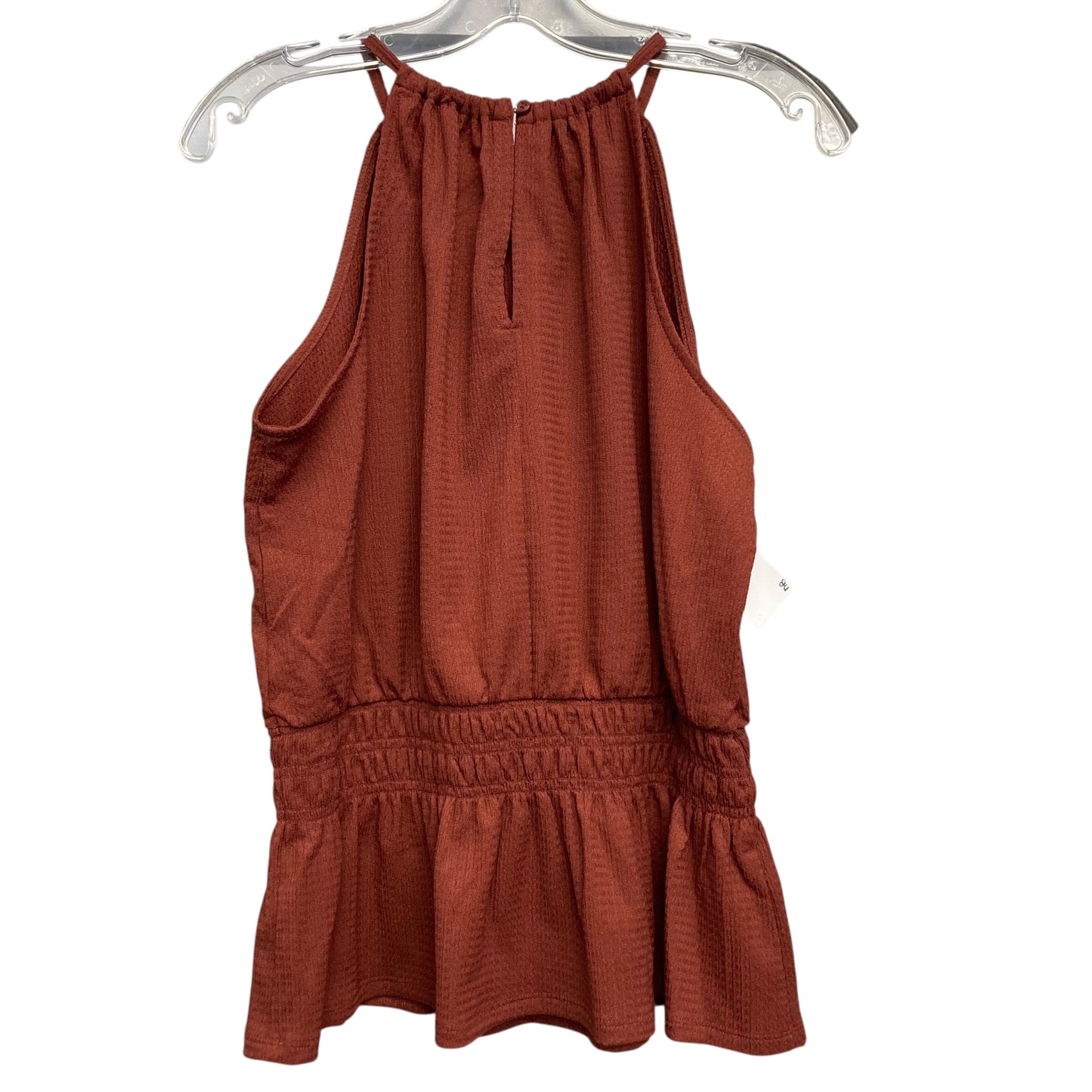 Top Sleeveless By Nine West In Red, Size:M