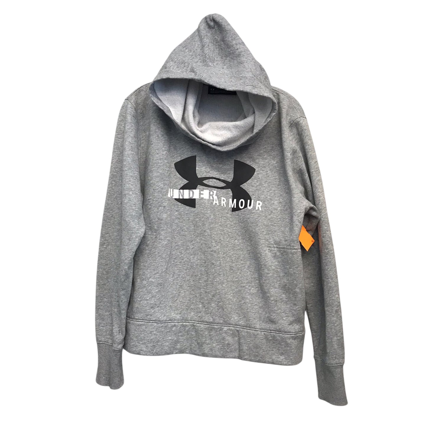 Athletic Sweatshirt Hoodie By Under Armour In Grey, Size:Xl