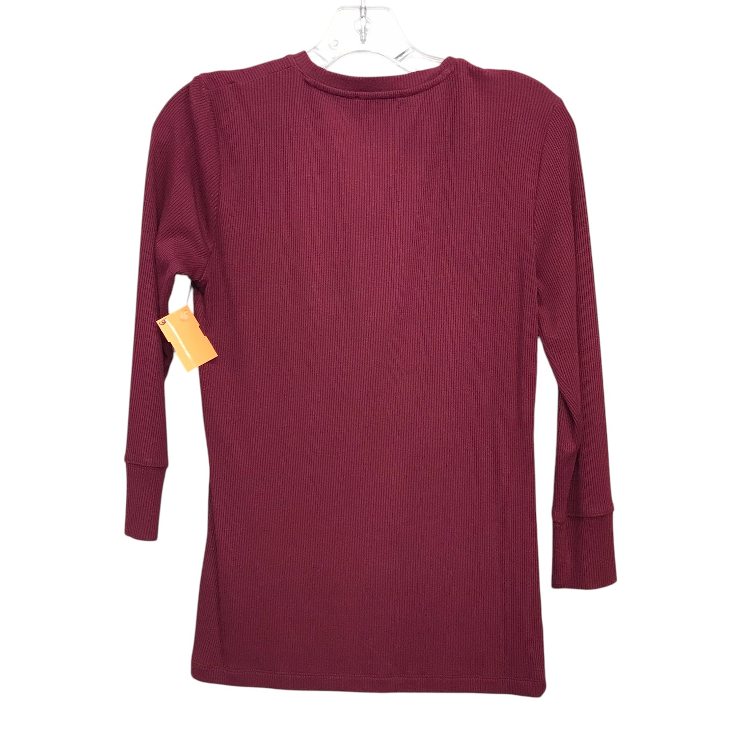 Top Ls Basic By J. Crew In Maroon, Size:S