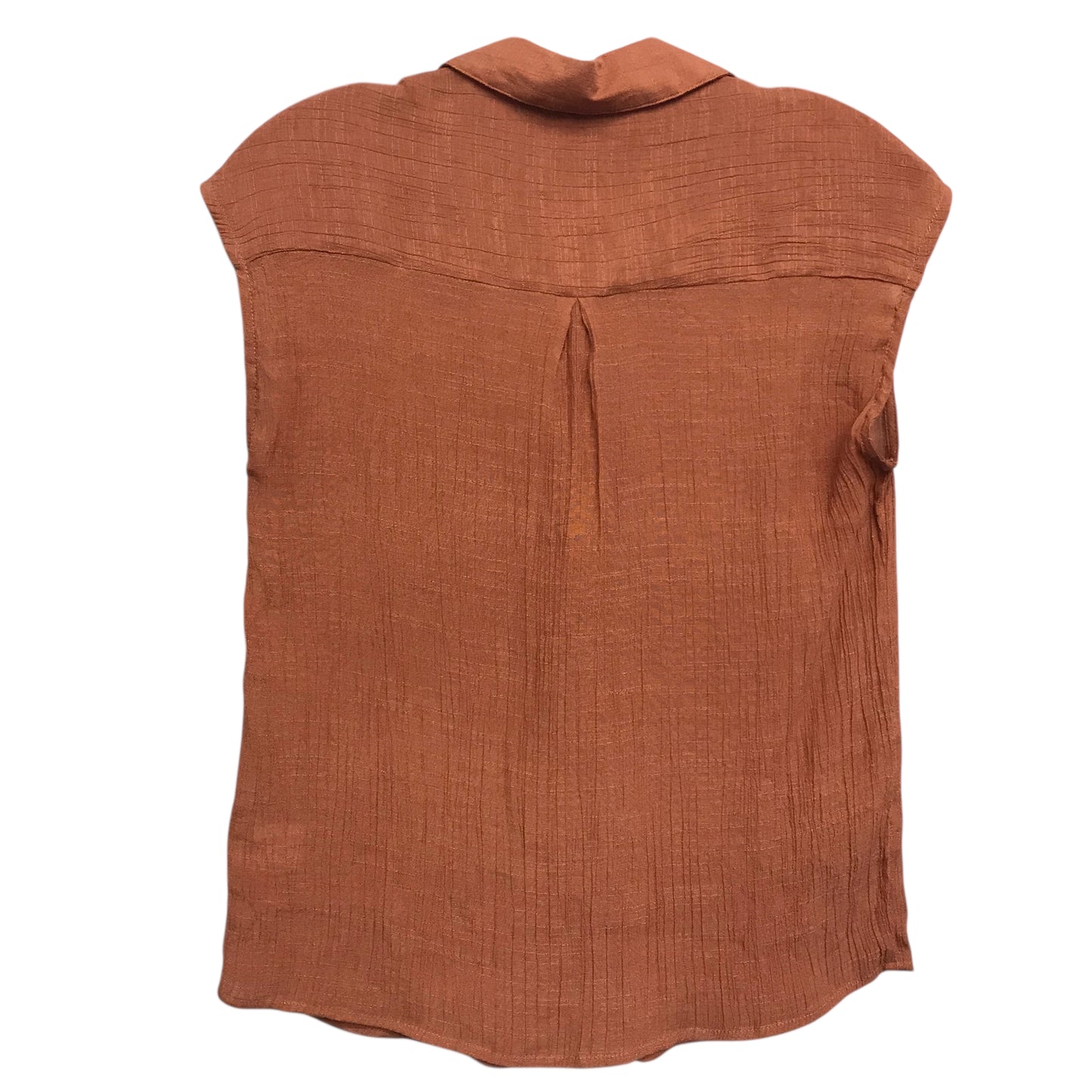 Top Sleeveless By Tamara H. In Brown, Size:Xs