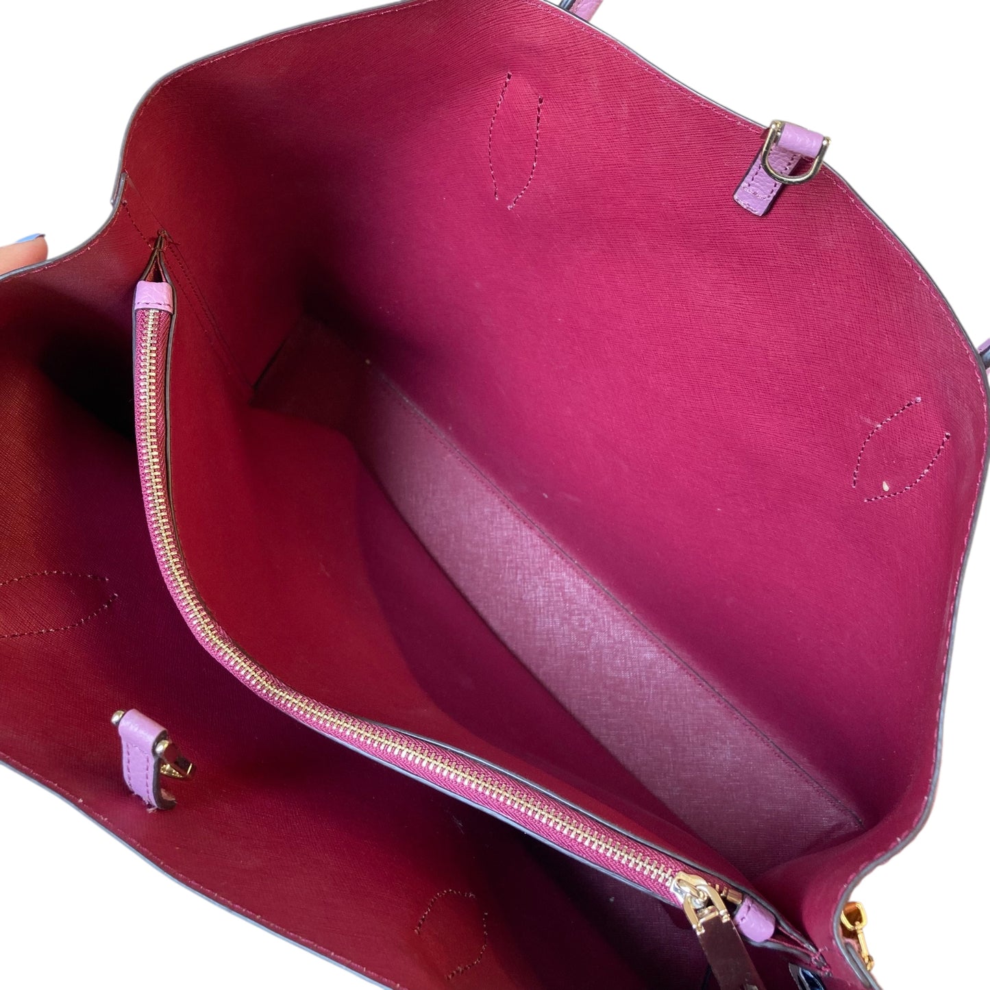 Handbag Designer By Kate Spade In Purple, Size:Large