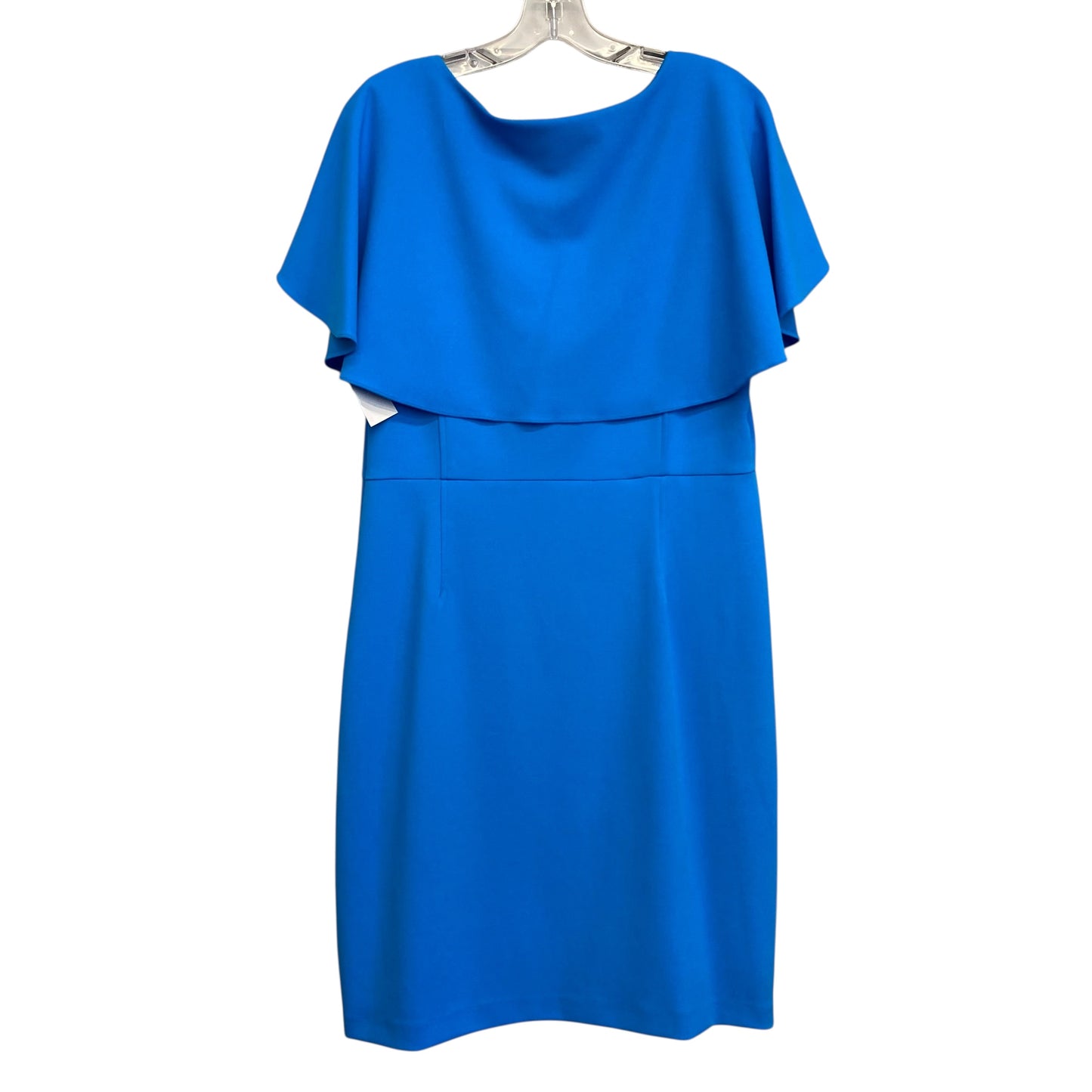 Dress Work By Adrianna Papell In Blue, Size:L