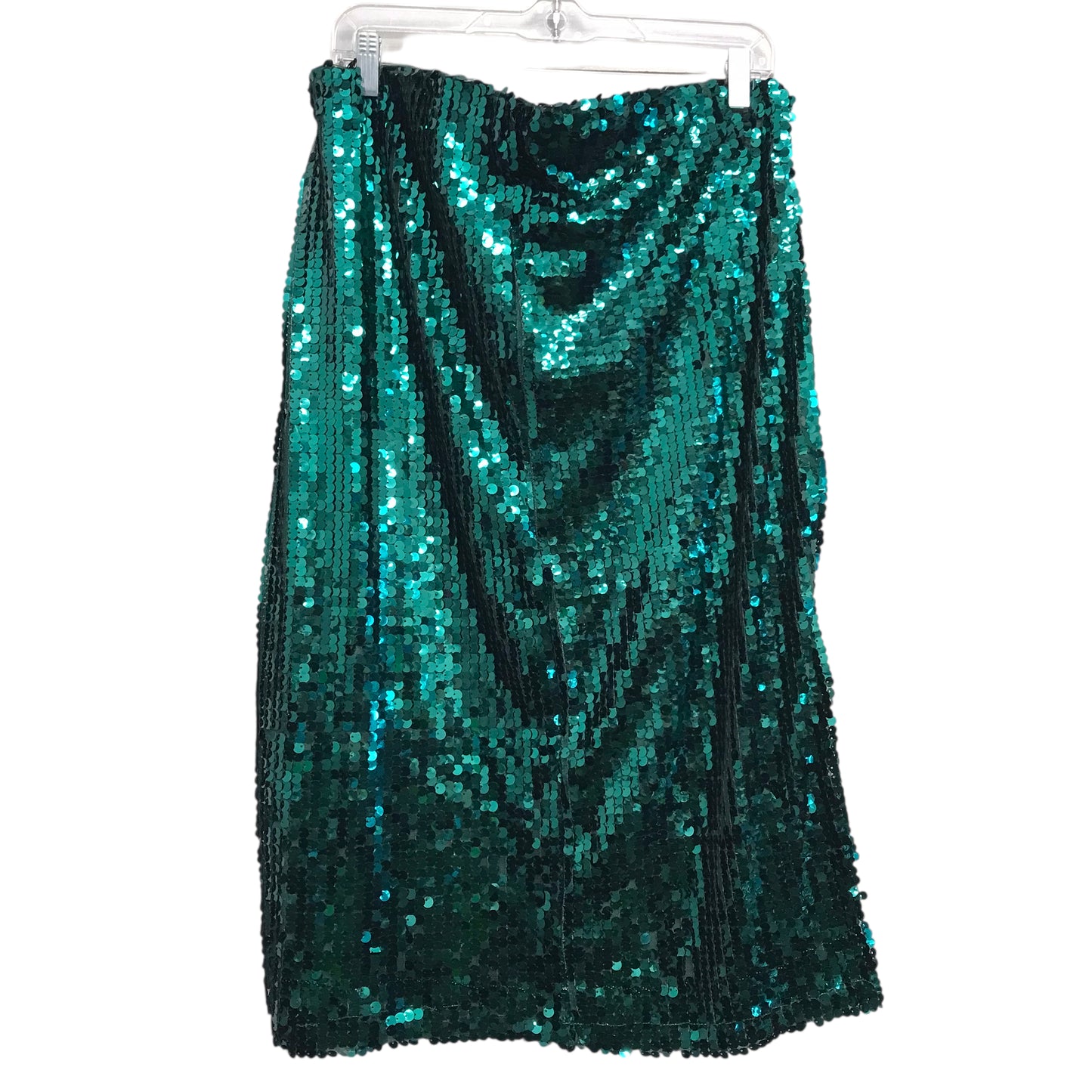 Skirt Midi By Eloquii In Green, Size:16