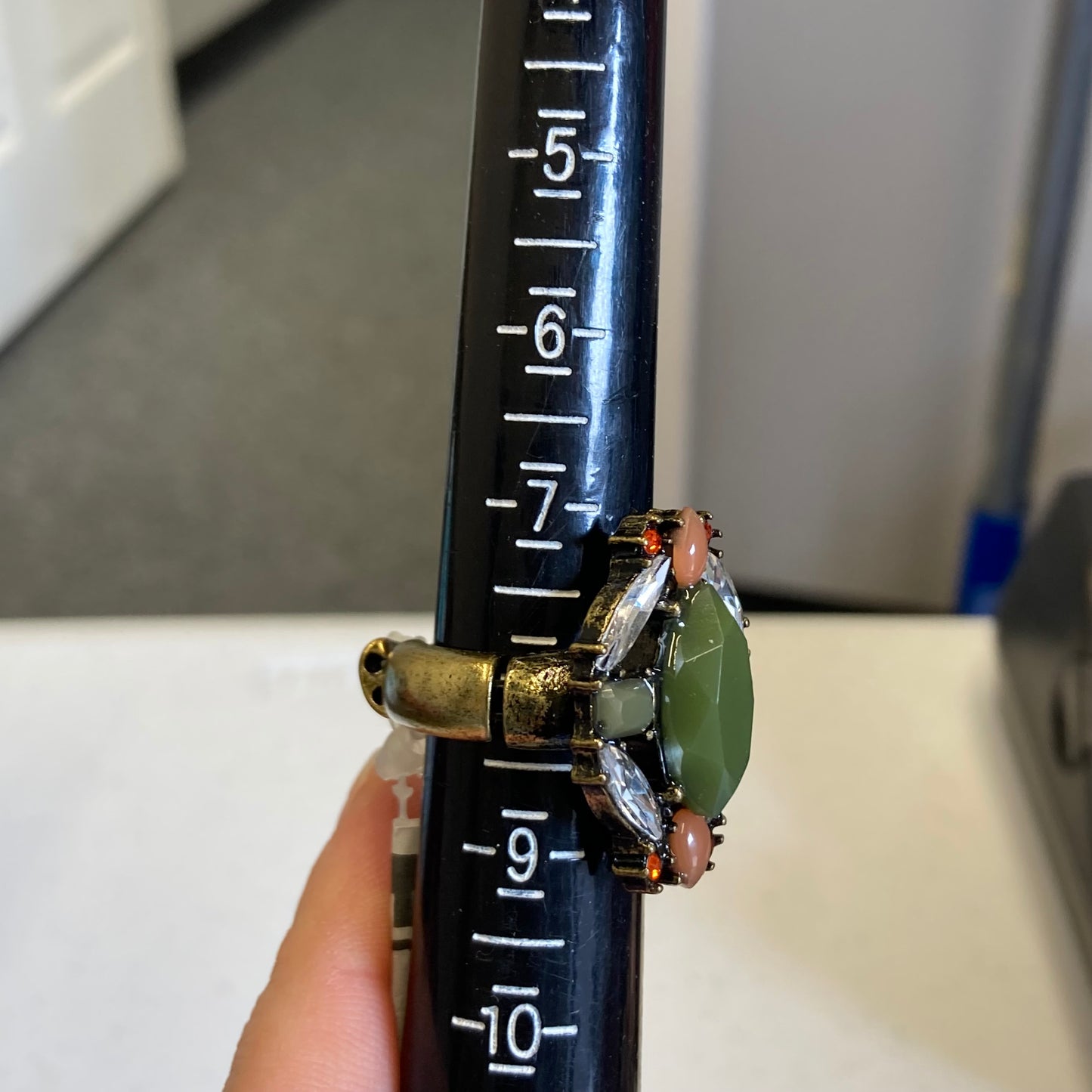 Ring Statement In Green
