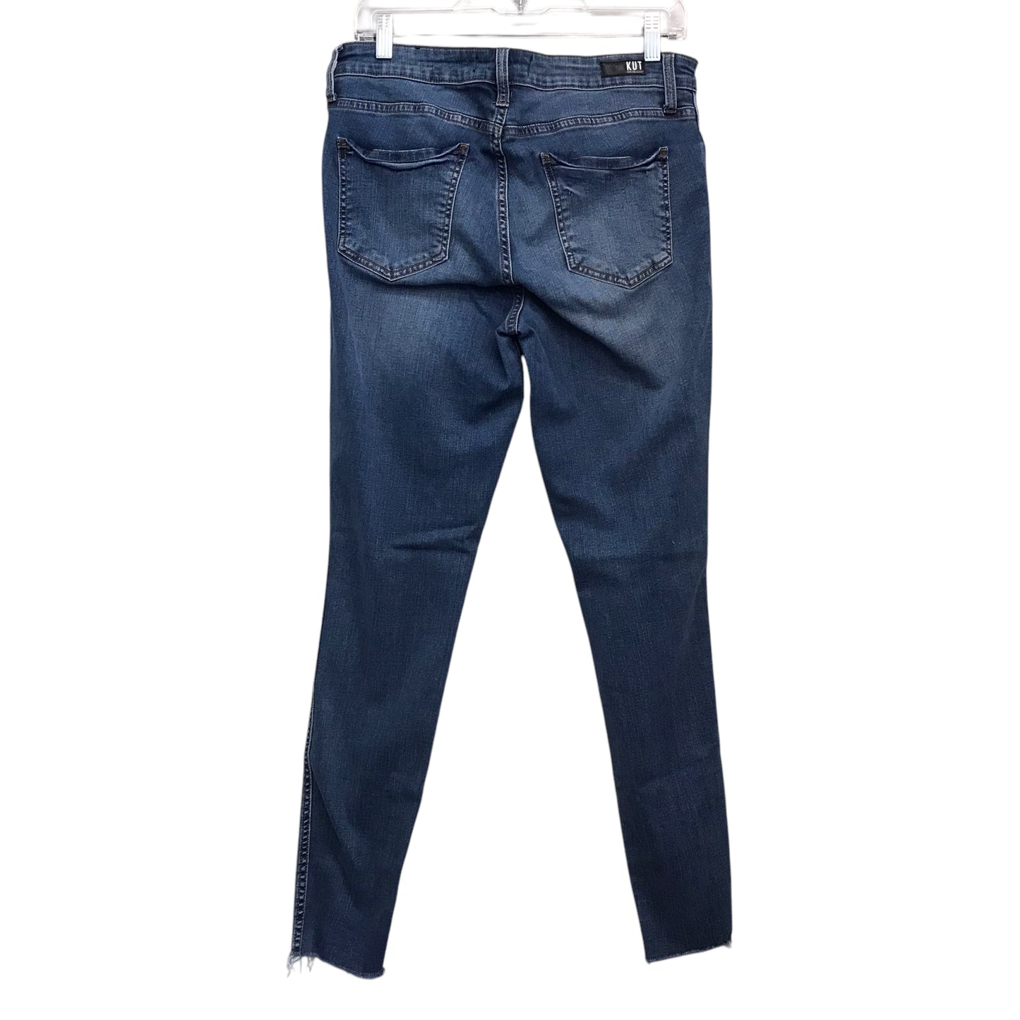Jeans Skinny By Kut In Blue Denim, Size:12