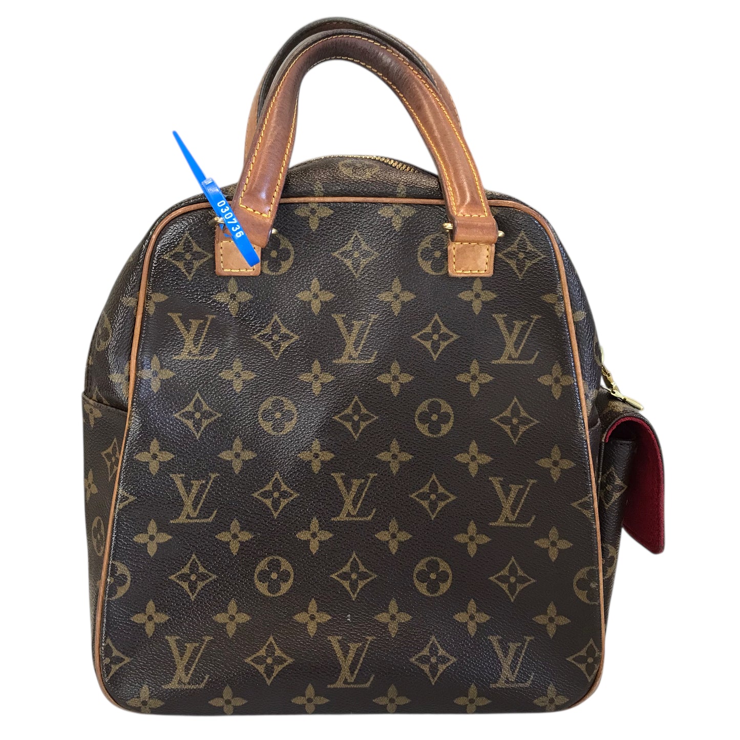 Handbag Luxury Designer By Louis Vuitton In Brown, Size:Medium