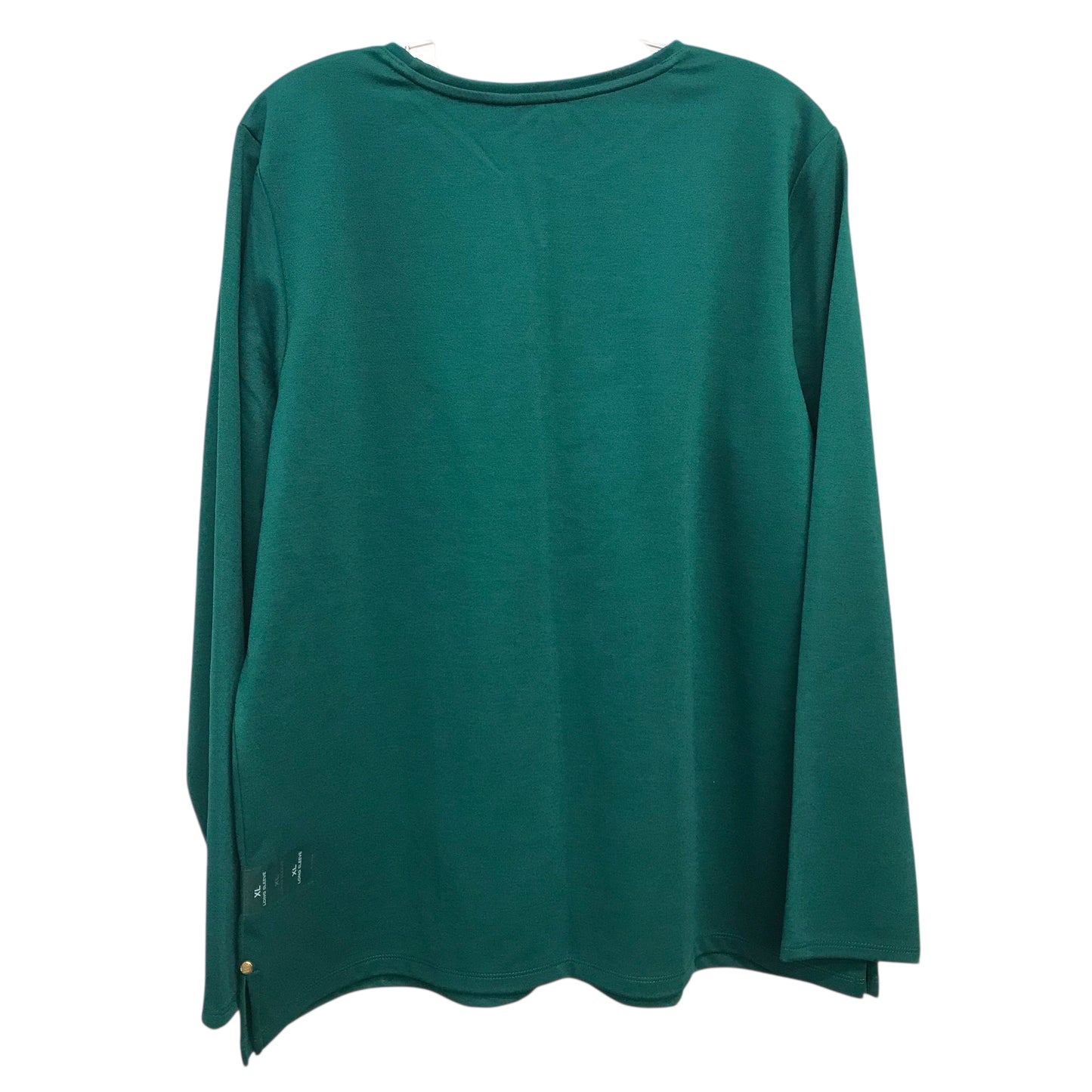 Top Ls By Liz Claiborne In Green, Size:Xl