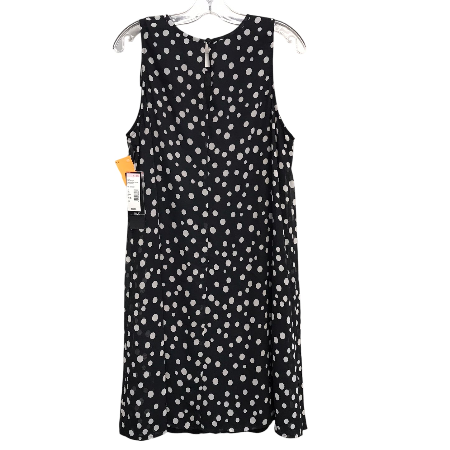 Dress Casual Short By R And K Originals In Polkadot Pattern, Size:Xl