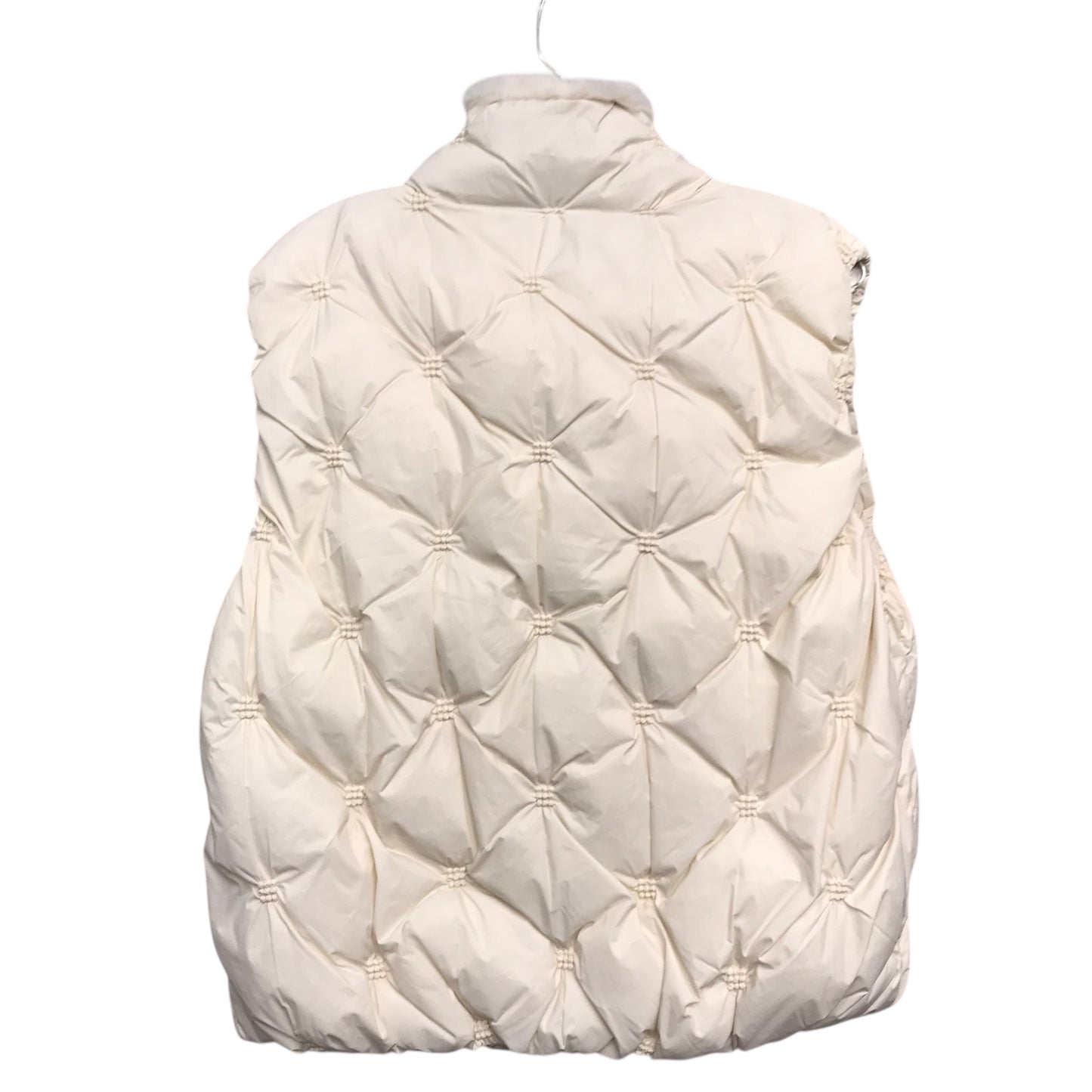 Vest Puffer & Quilted By Chicos In Cream, Size:Xl