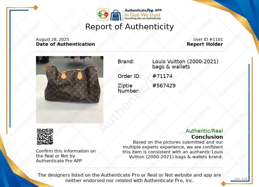 Handbag Luxury Designer By Louis Vuitton In Brown, Size:Large