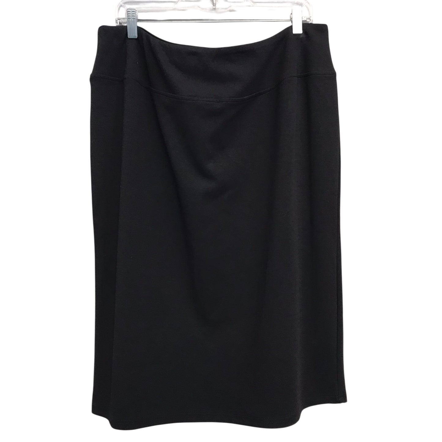Skirt Midi By ZM In Black, Size:3X