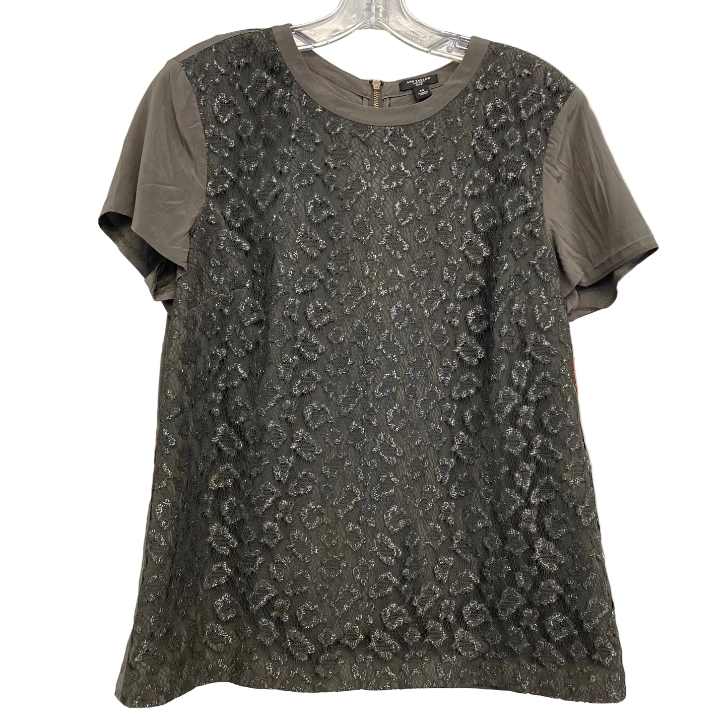 Top Ss By Ann Taylor In Grey, Size:L