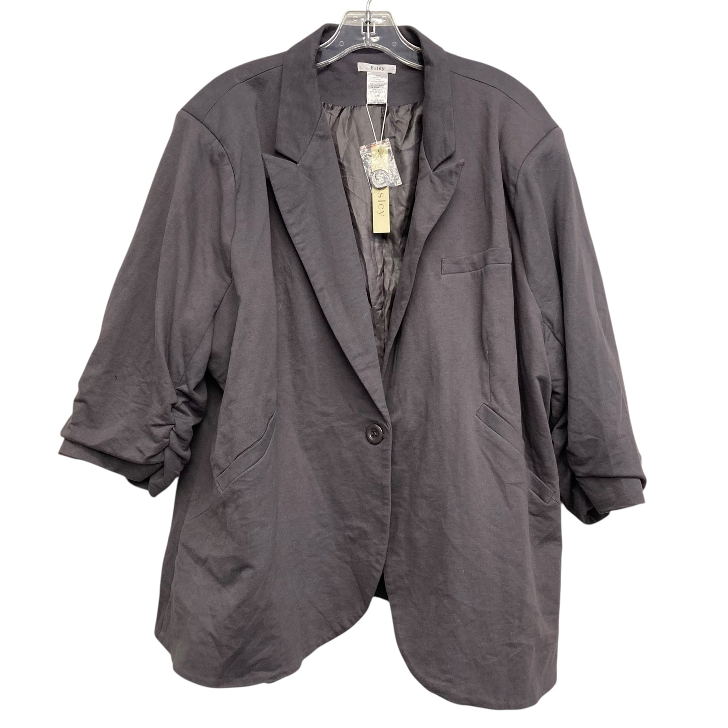 Blazer By Esley In Grey, Size:4X