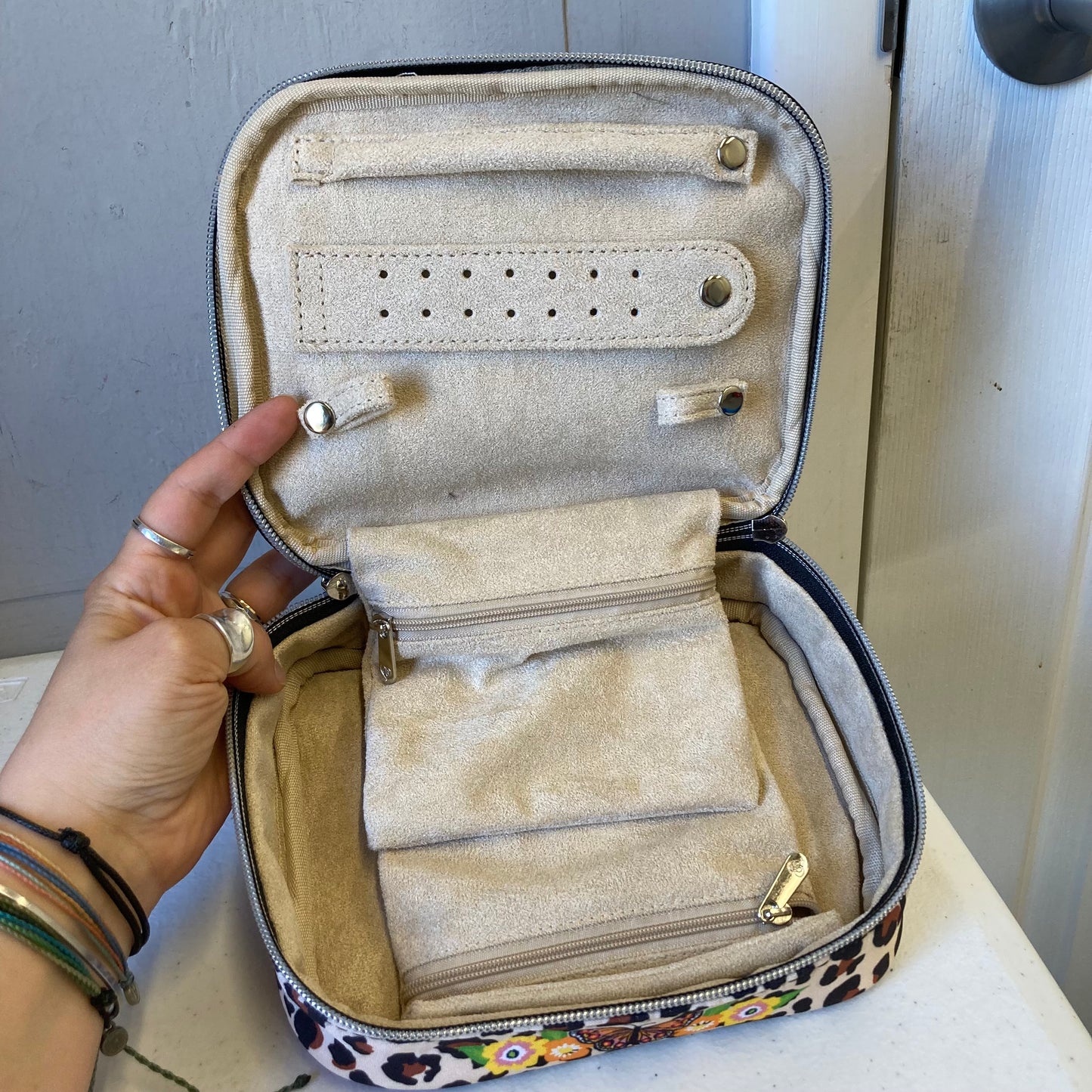 Jewelry Case By Brighton In Animal Print
