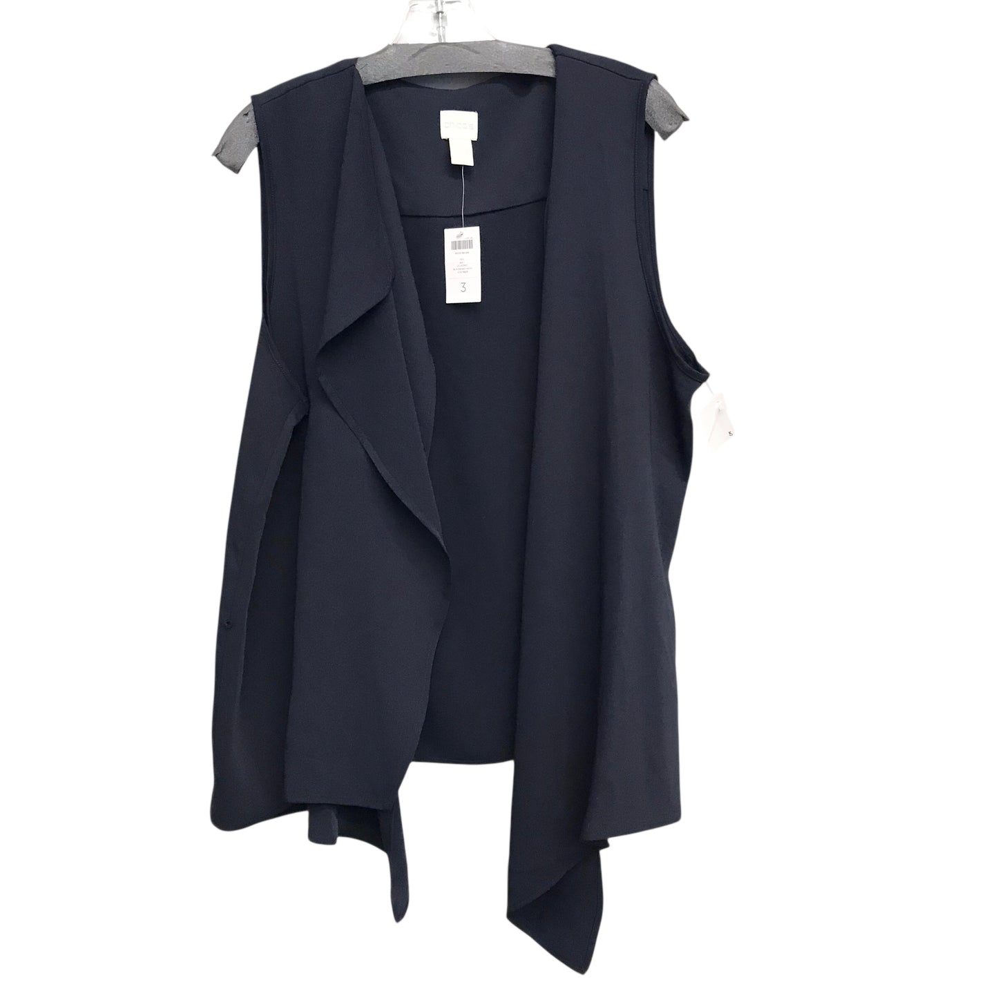 Vest Other By Chicos In Navy, Size:Xl