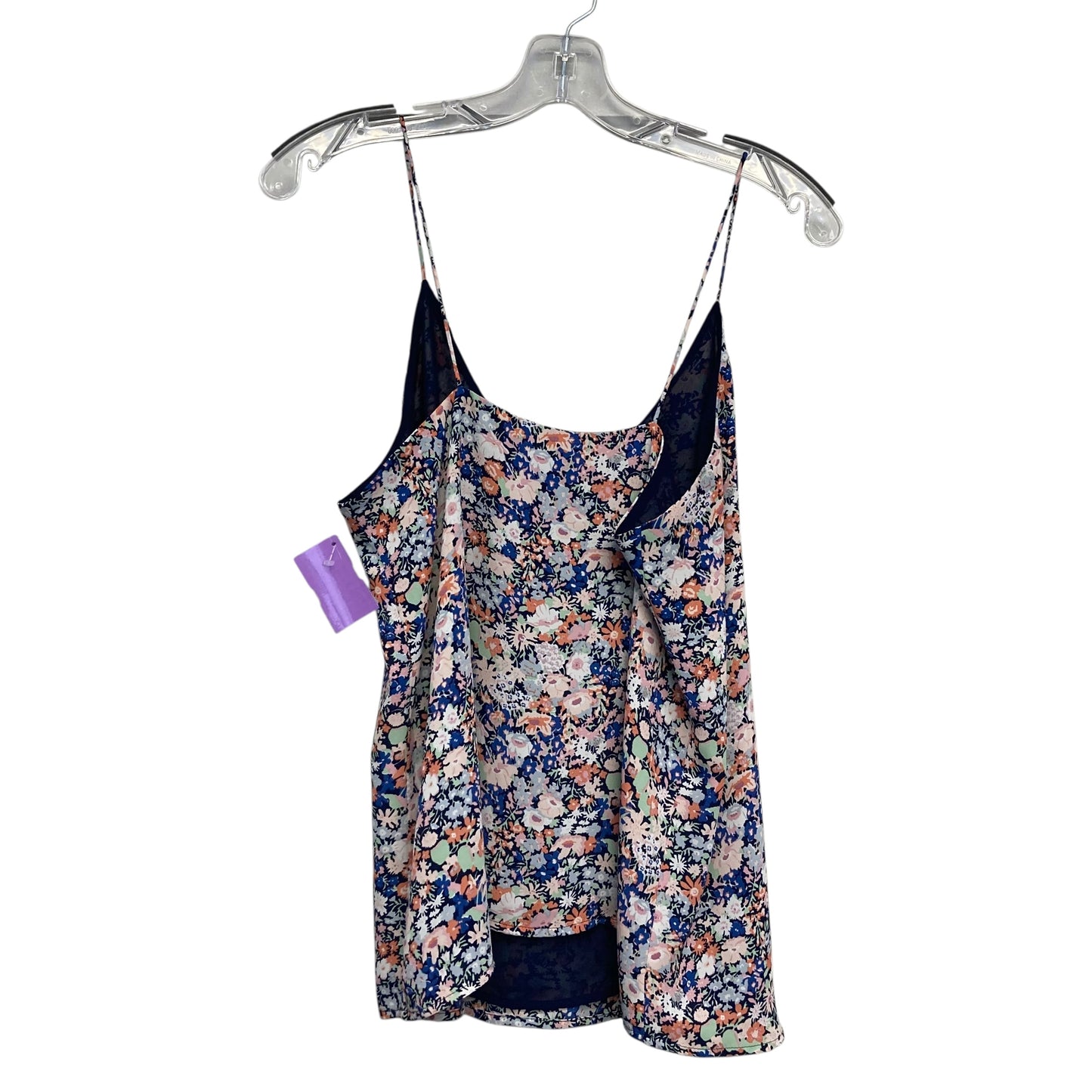 Top Sleeveless By Loft In Floral Print, Size:Xs