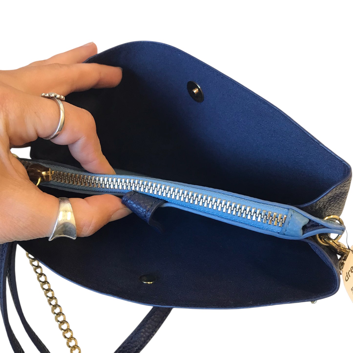 Wristlet By Dressbarn In Navy, Size:Medium