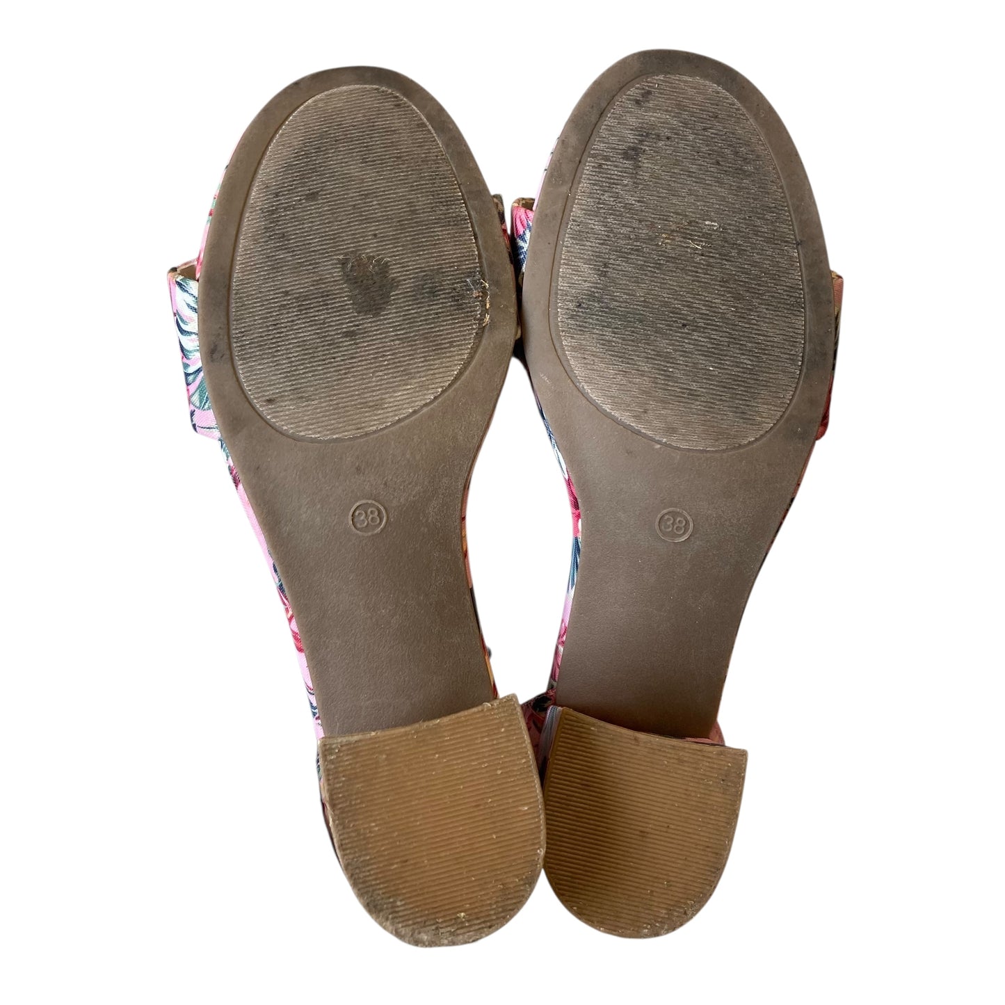 Shoes Heels Platform By Serra In Floral Print, Size:8