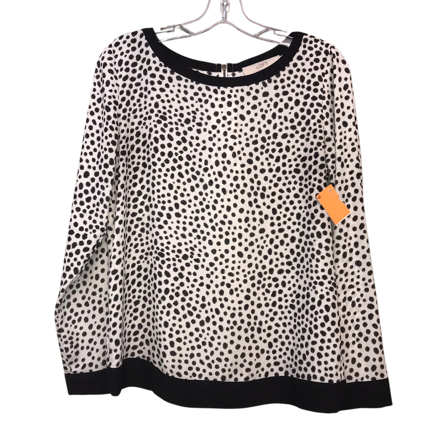 Top Ls By Loft In Polkadot Pattern, Size:Xs