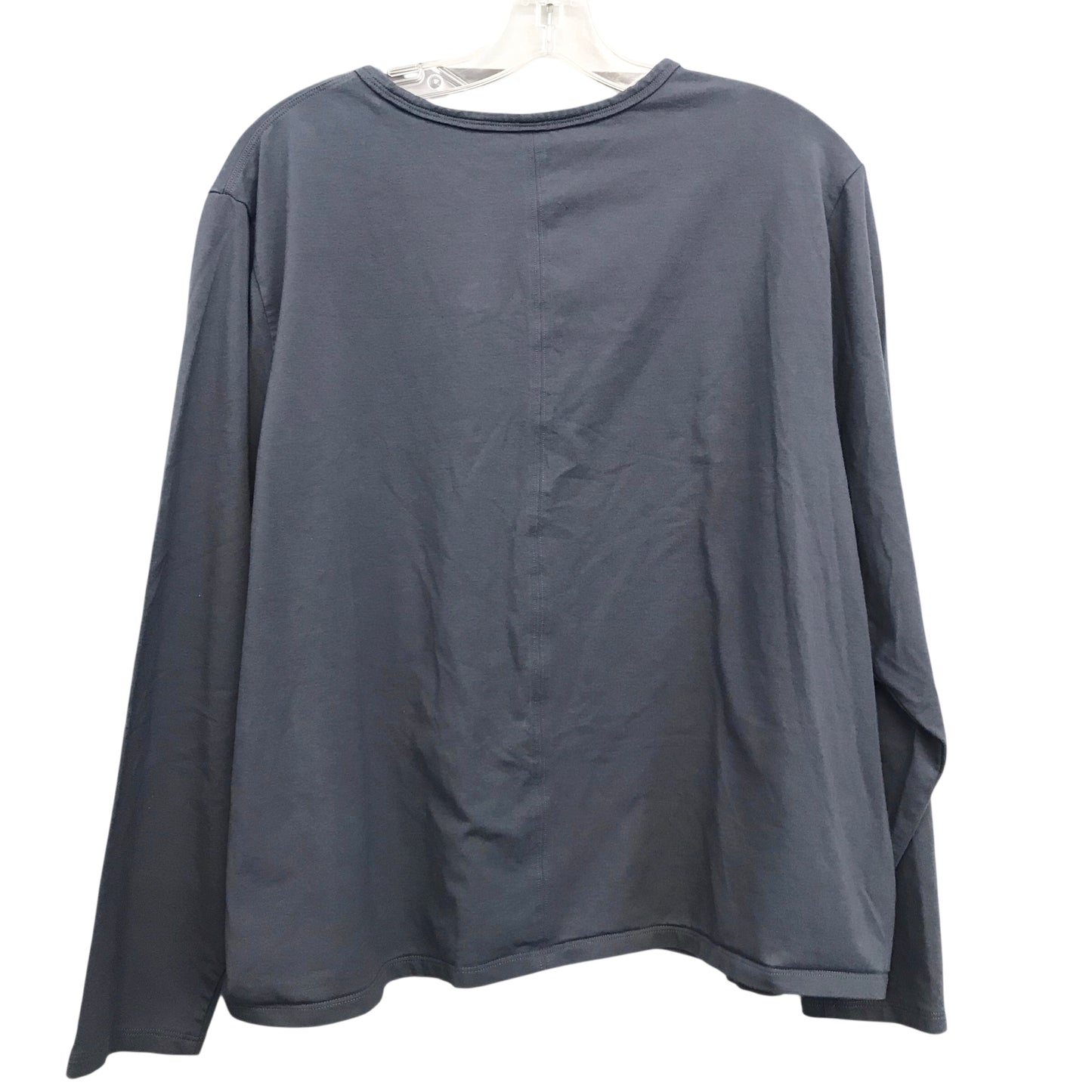 Athletic Top Ls Crewneck By Athleta In Grey, Size:2X