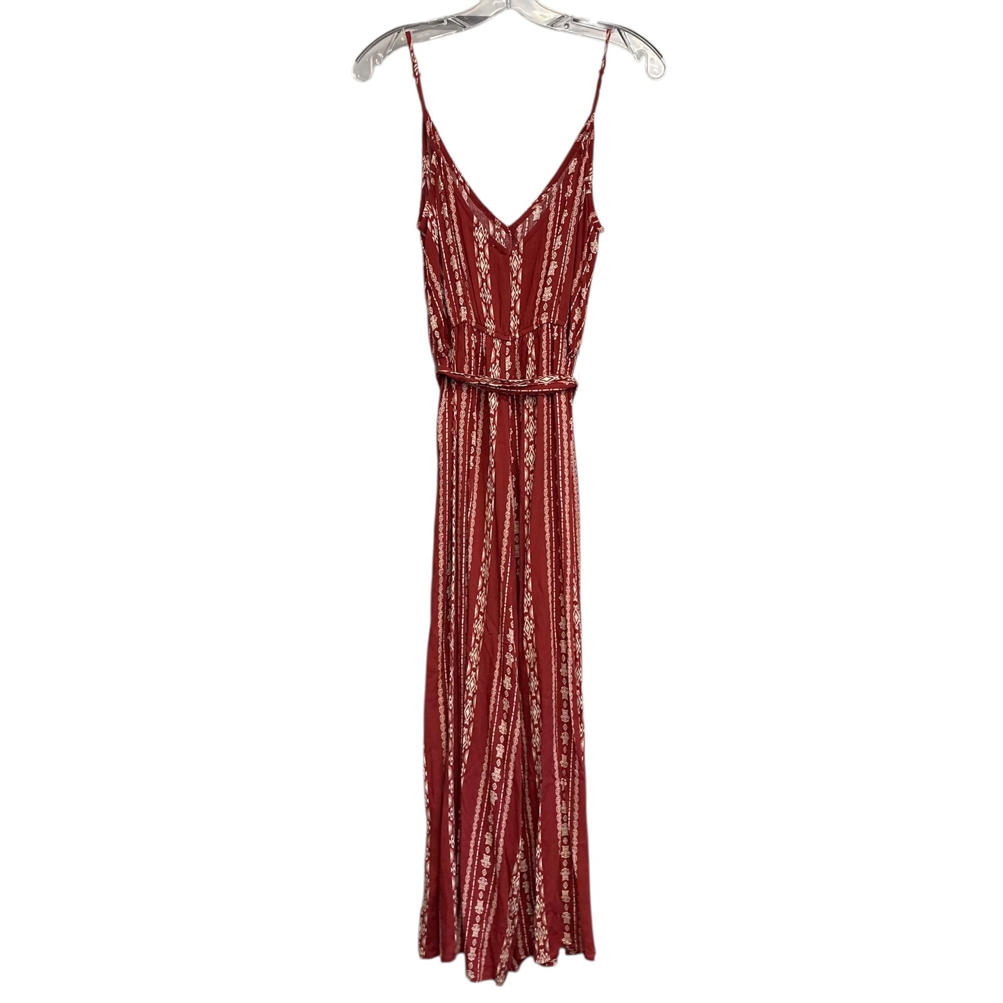 Jumpsuit By Mi Ami In Red & White, Size:M