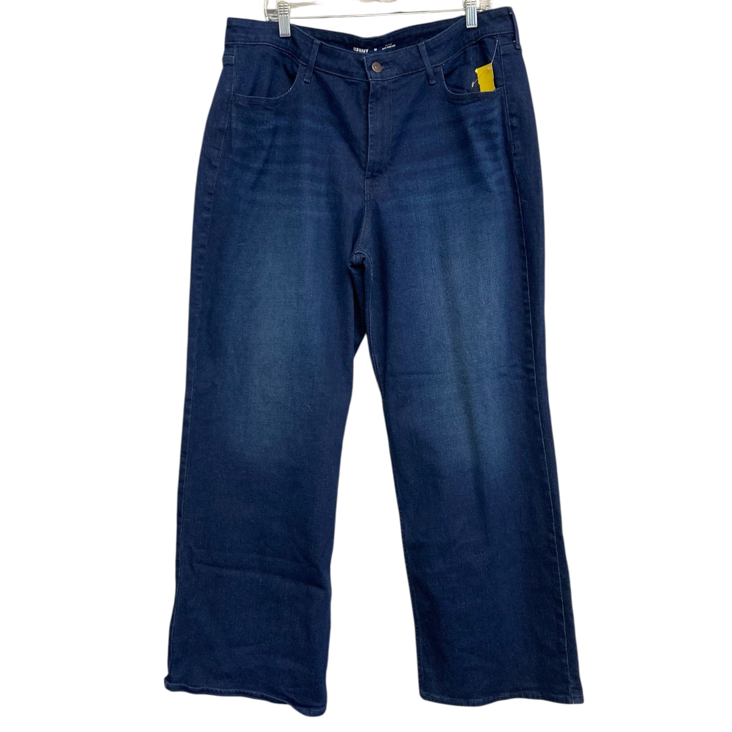 Jeans Wide Leg By Old Navy In Blue Denim, Size:18
