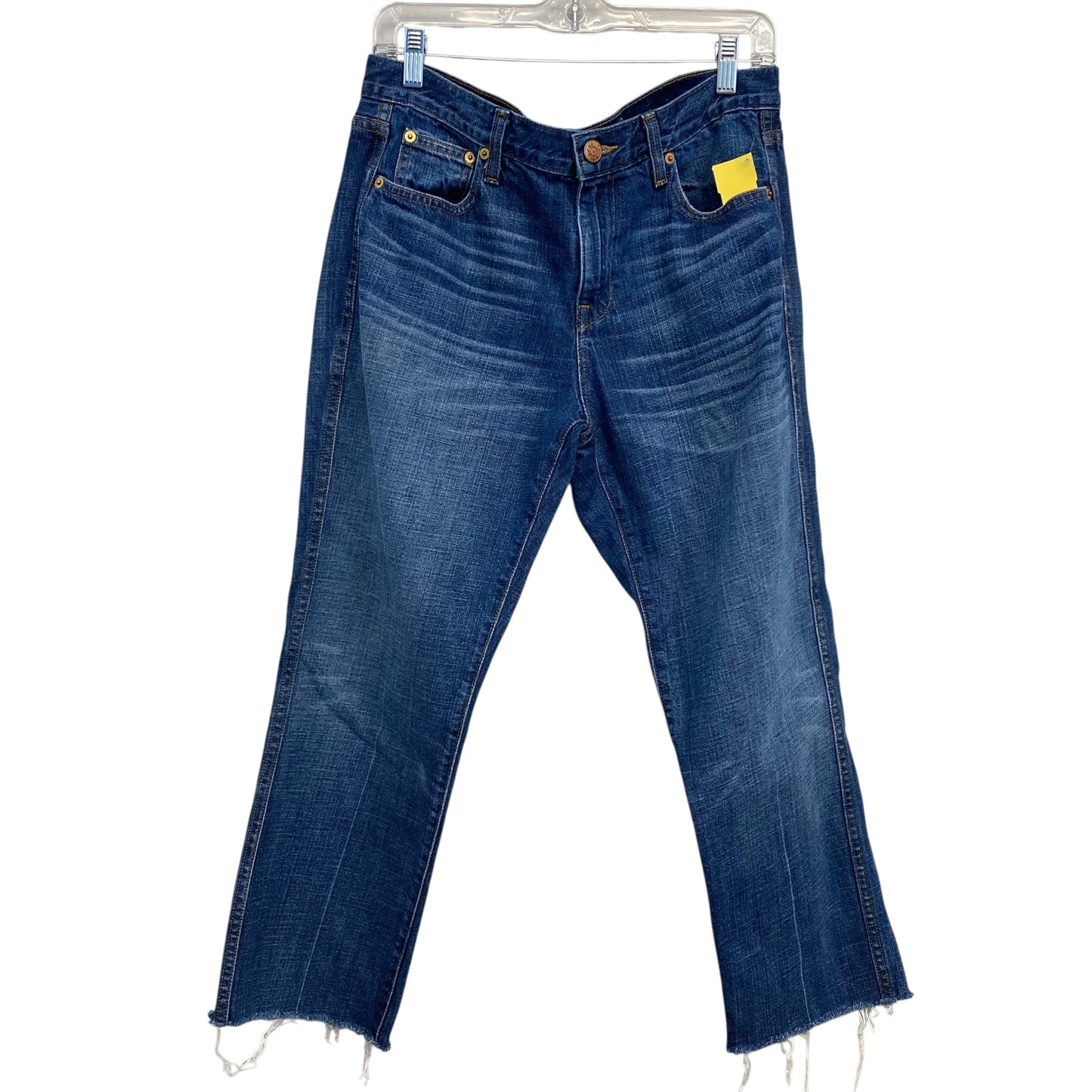 Jeans Straight By J. Crew In Blue Denim, Size:8