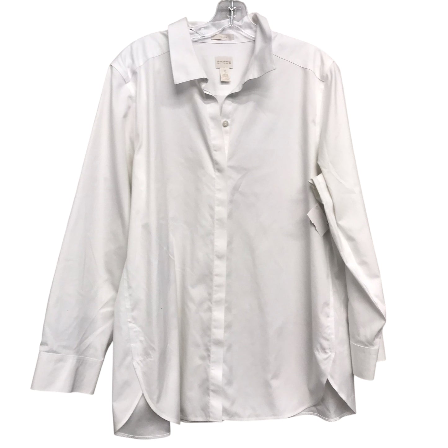 Top Ls By Chicos In White, Size:Xl