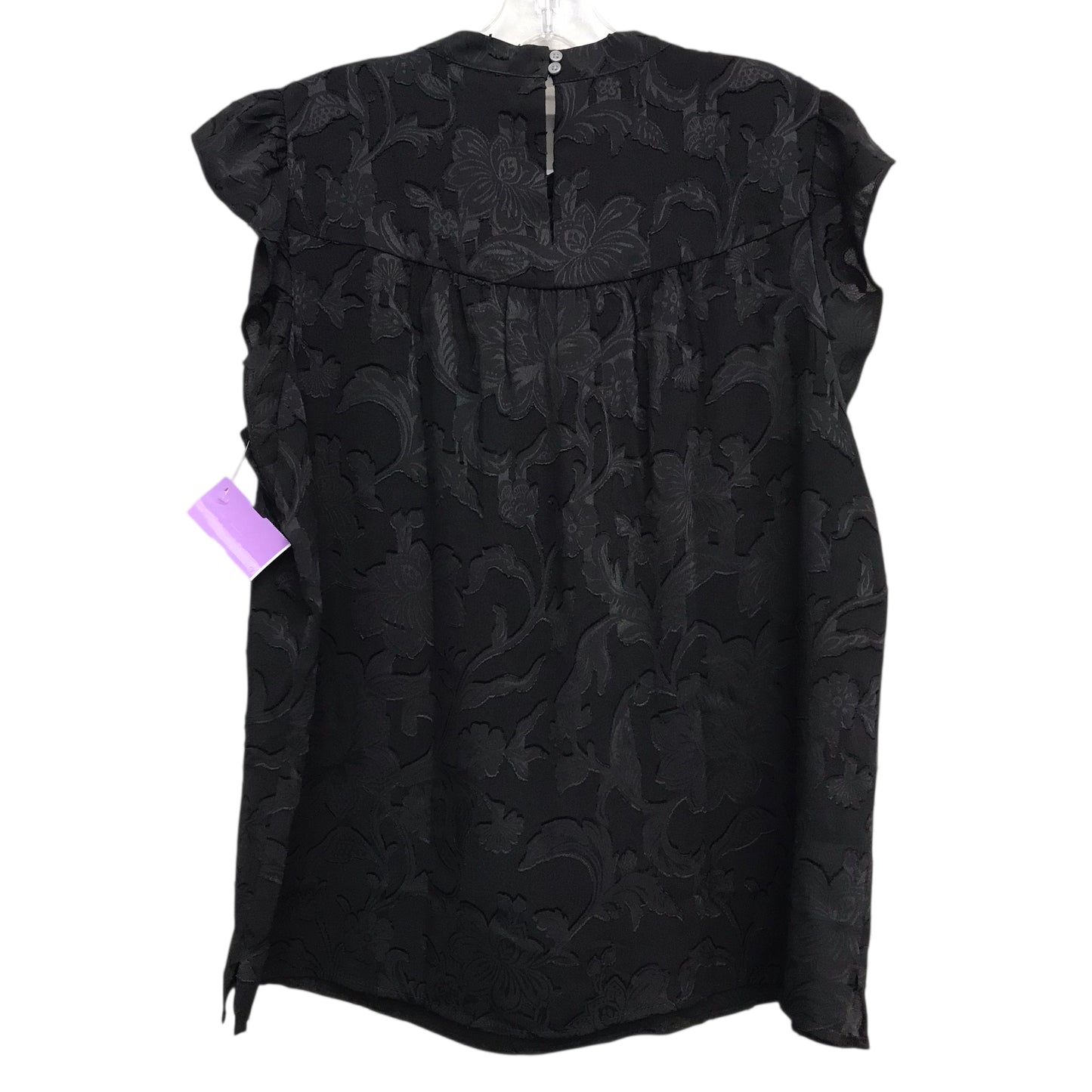 Top Sleeveless By Loft In Black, Size:L