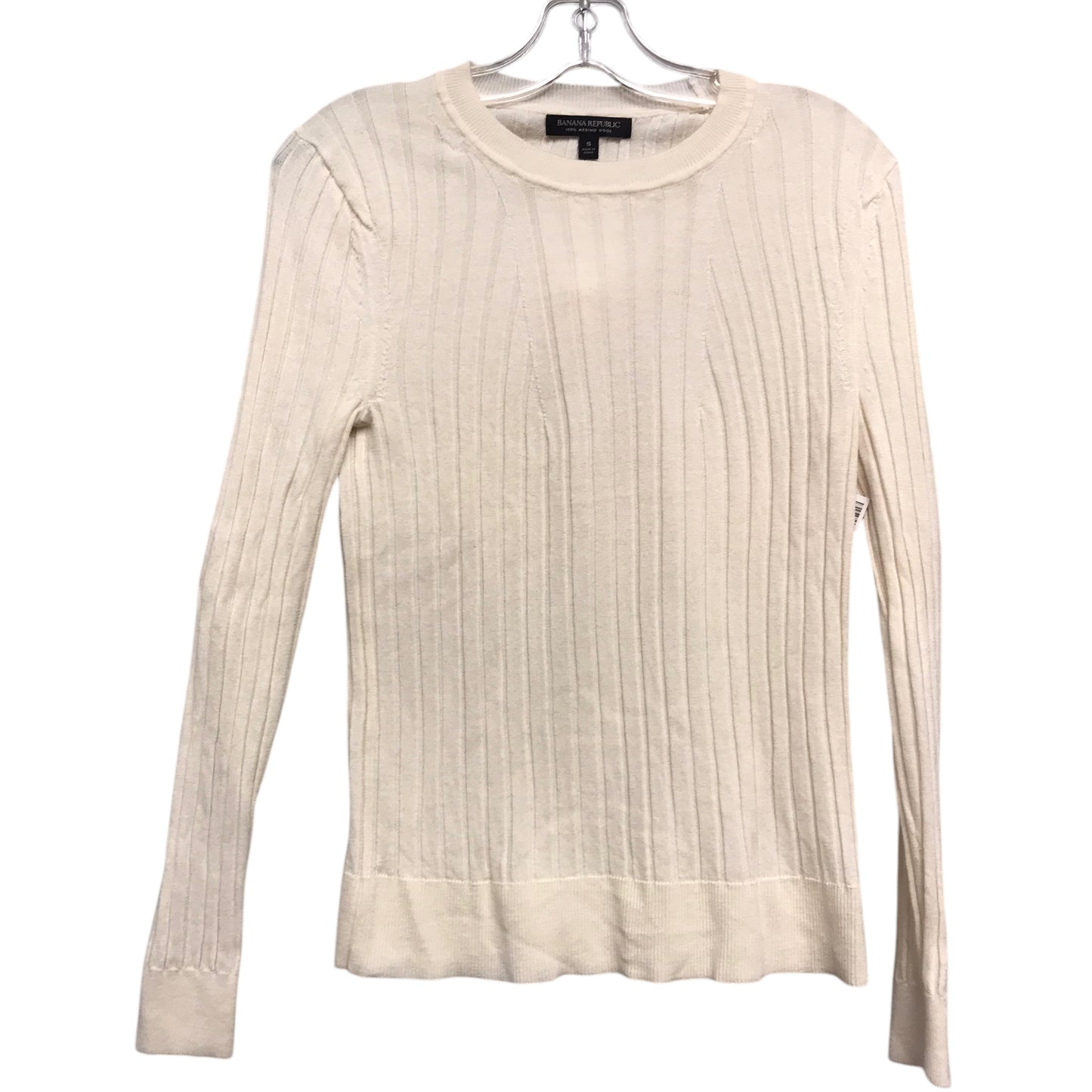 Sweater By Banana Republic In Cream, Size:S