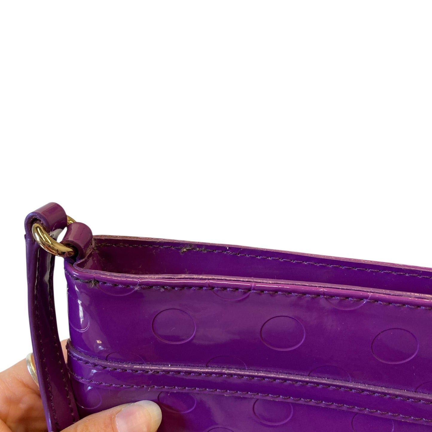 Crossbody Designer By Kate Spade In Purple, Size:Small