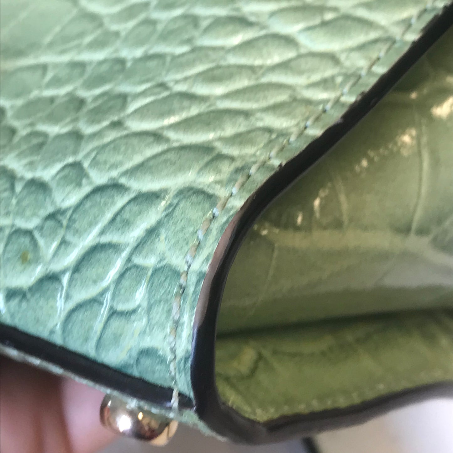 Handbag Designer By Kate Spade In Green, Size:Medium