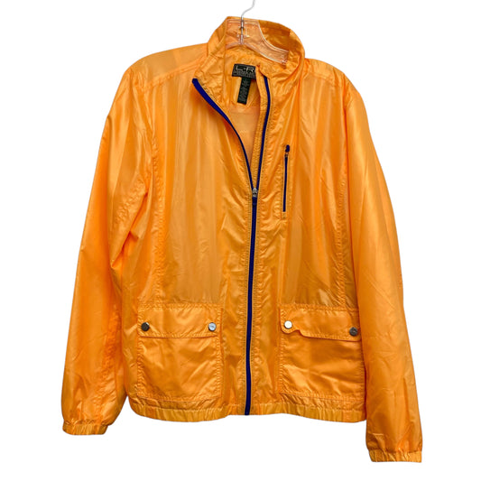 Jacket Windbreaker By Ralph Lauren In Orange, Size:L