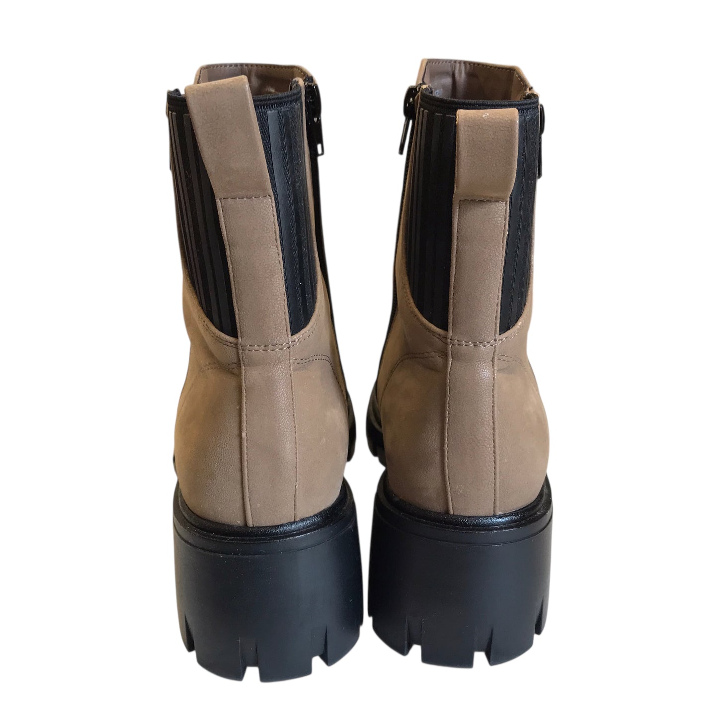 Boots Ankle Heels By Mia In Brown, Size:10
