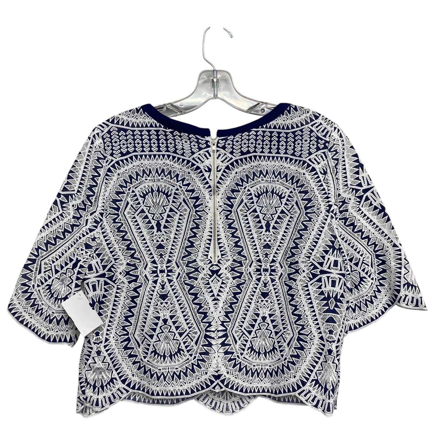 Top Ss By Saks Fifth Avenue In Blue & White, Size:M