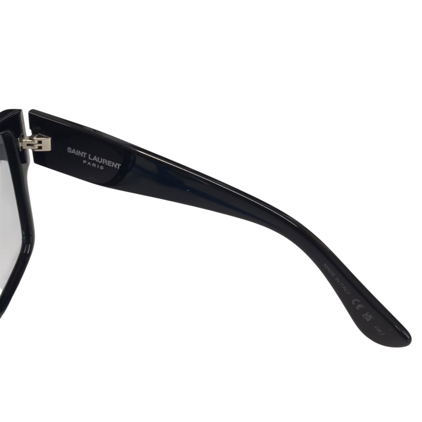 Sunglass Case Luxury Designer By Yves Saint Laurent In Black