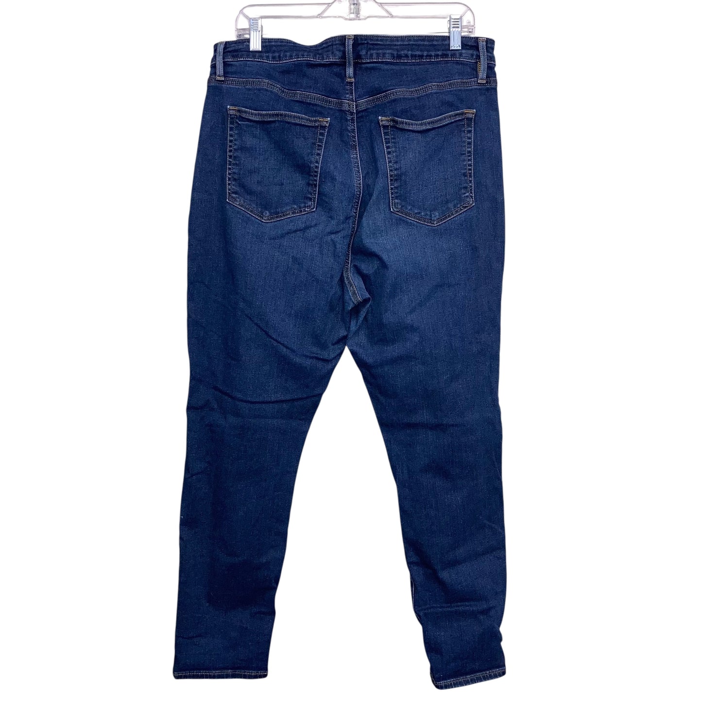 Jeans Skinny By Loft In Blue Denim, Size:14