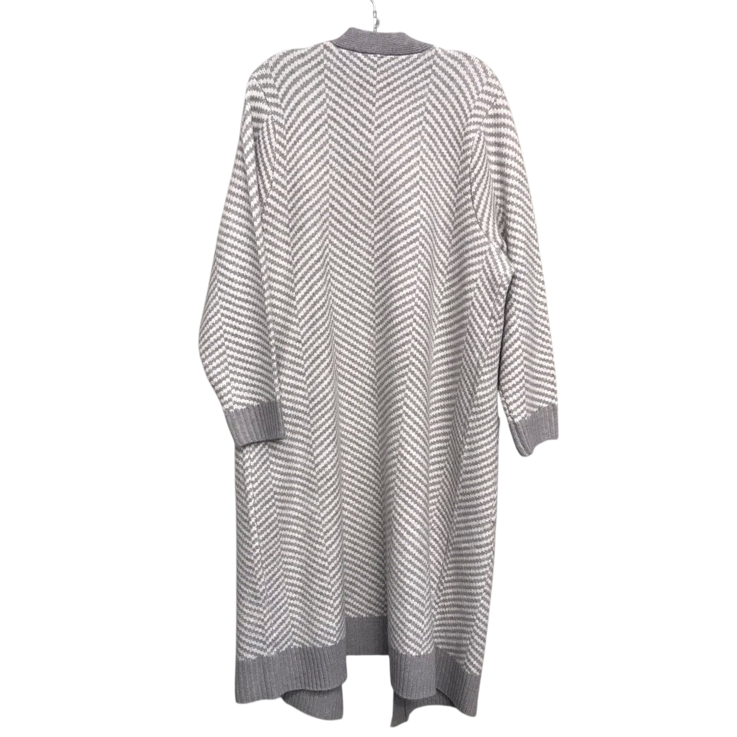 Cardigan By Torrid In Grey & White, Size:2X