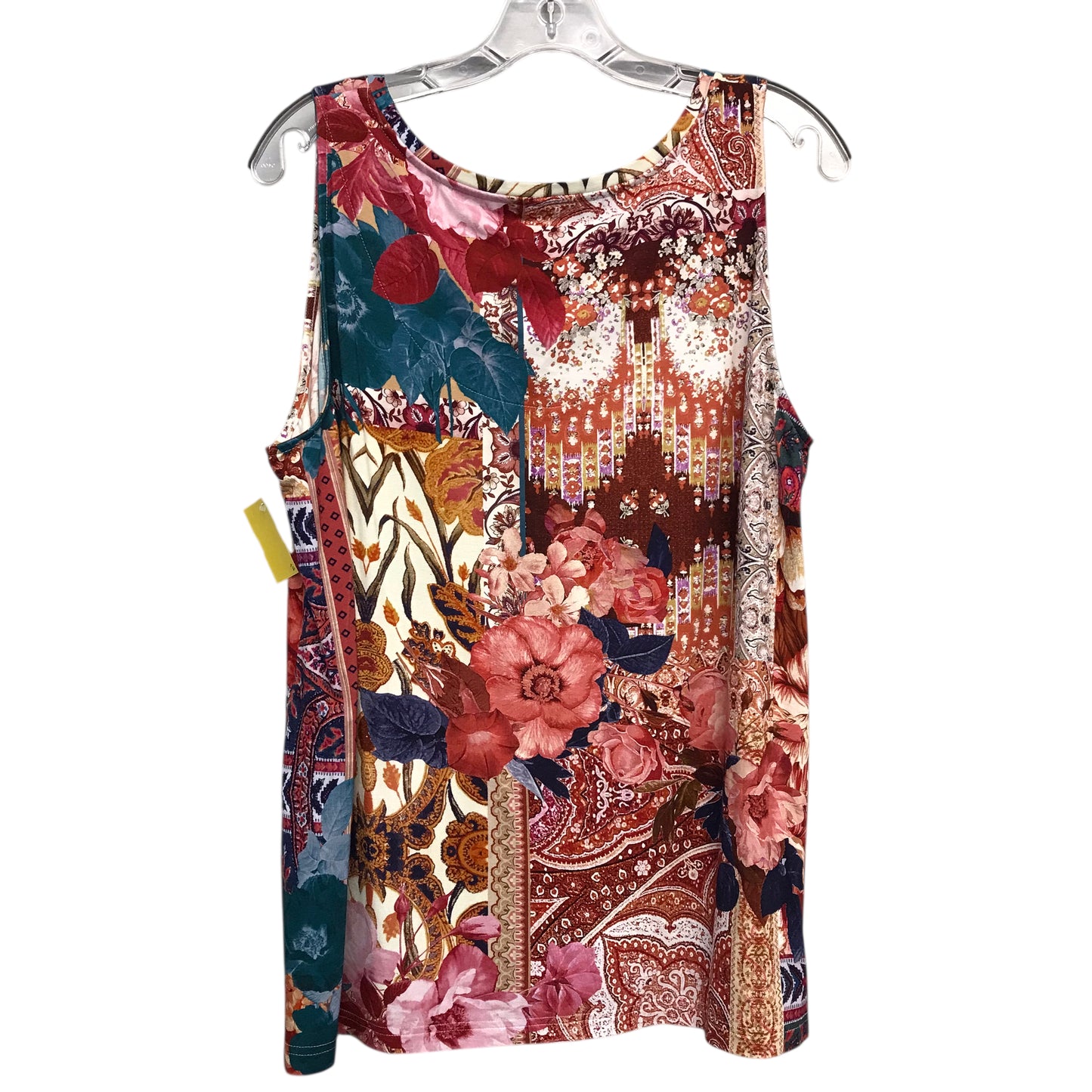 Top Sleeveless Basic By Chicos In Multi, Size:Xl