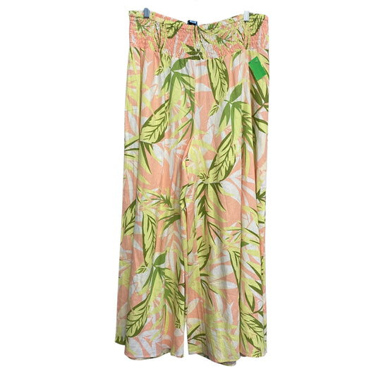 Pants Lounge By Cece In Tropical Print, Size:16