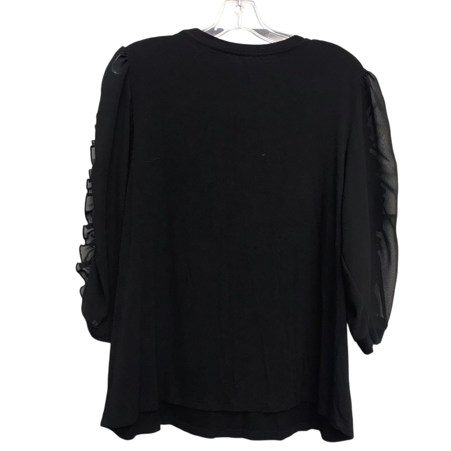 Top Ls By Philosophy In Black, Size:1X