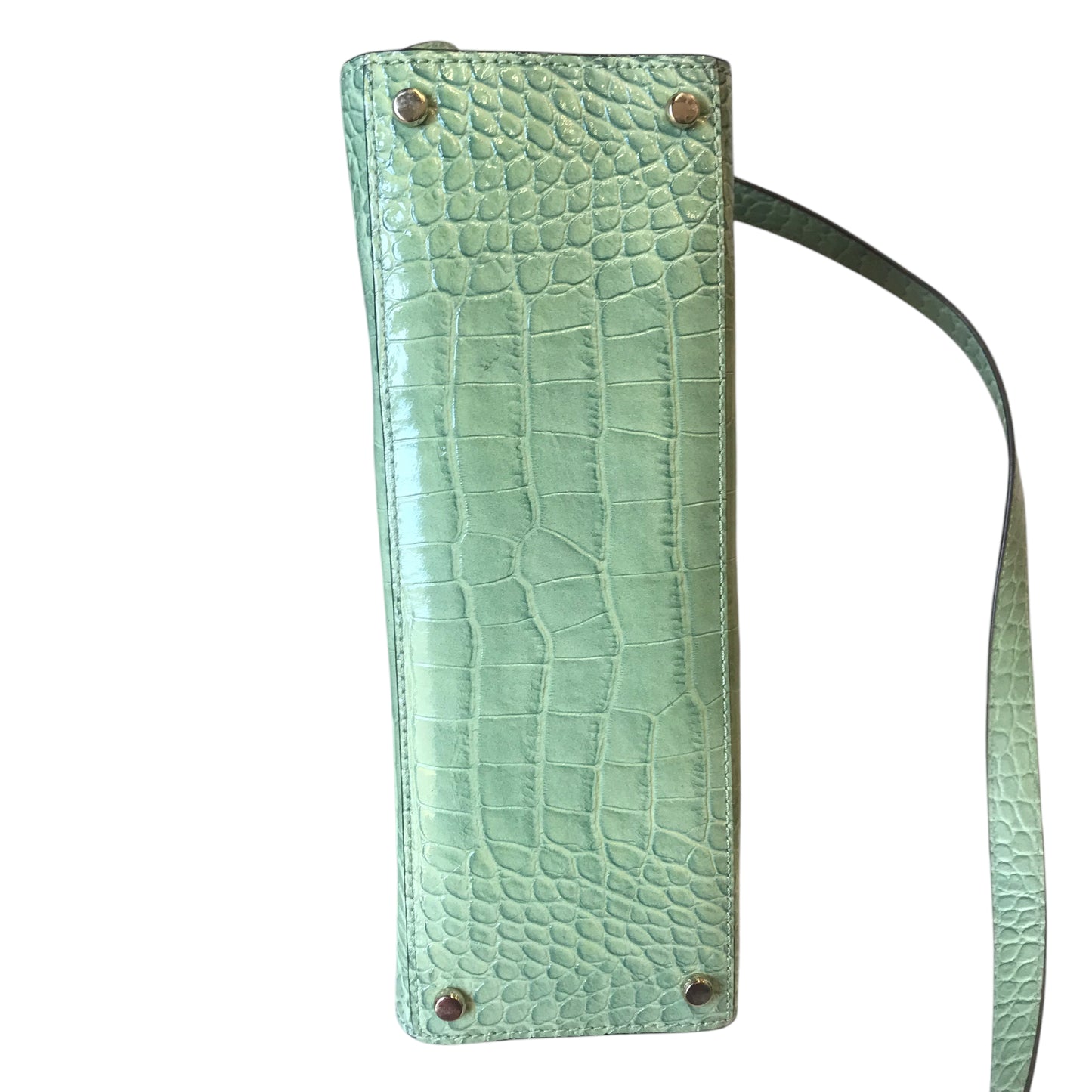 Handbag Designer By Kate Spade In Green, Size:Medium