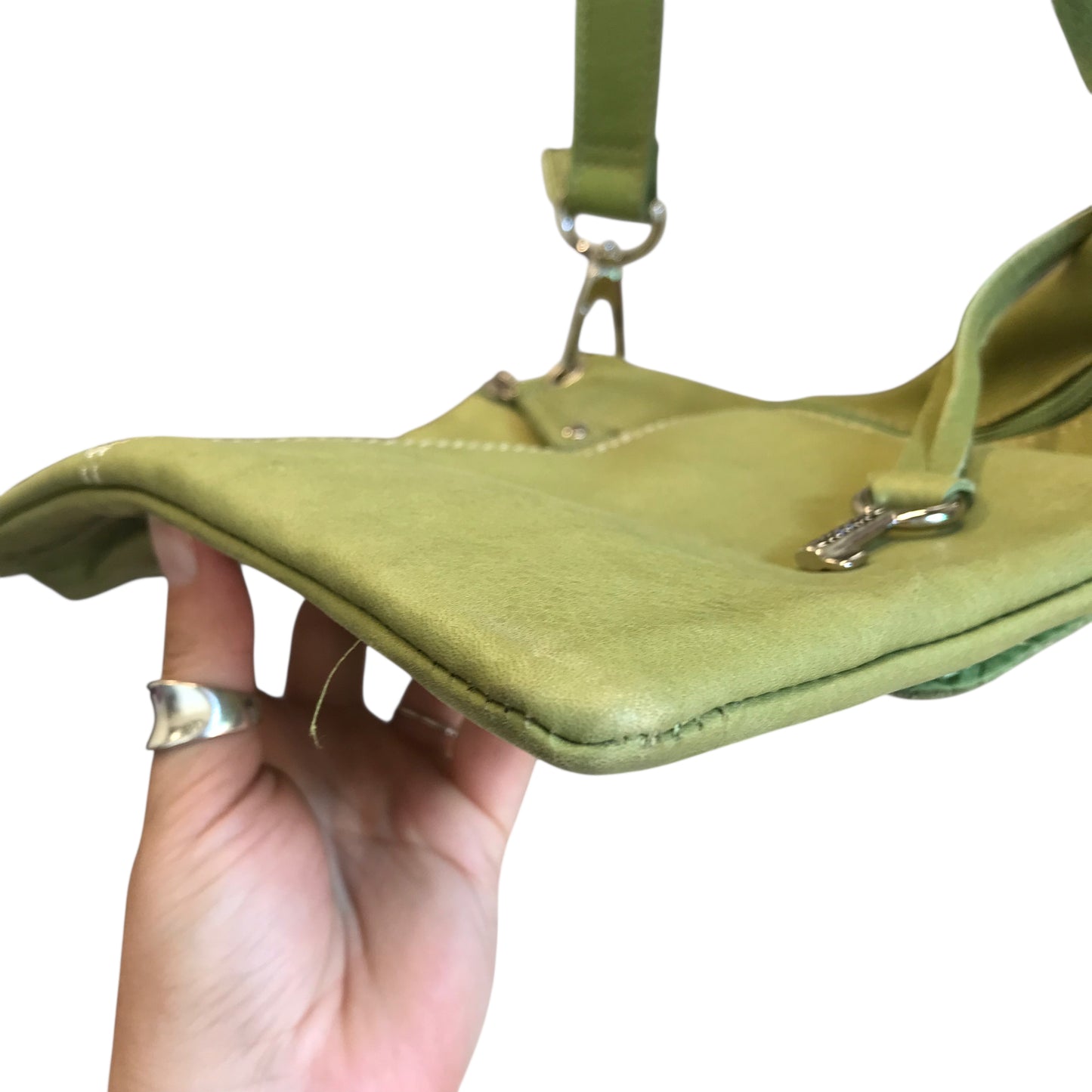 Crossbody By Fossil In Green, Size:Medium