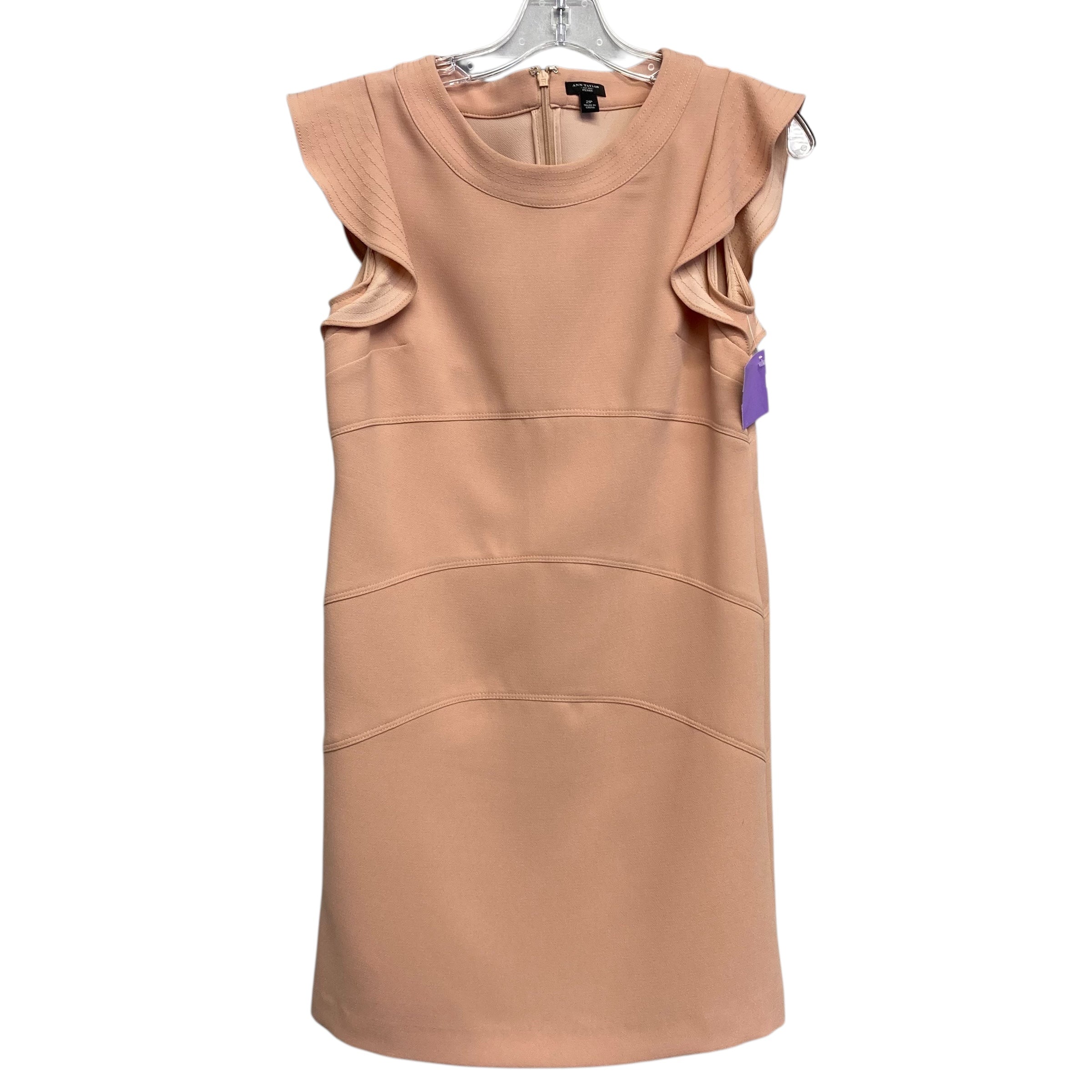 Dress Work By Ann Taylor In Tan, Size:Xs Clothes Mentor North Olmsted Dress Work By Ann Taylor In Tan, Size:Xs Clothes Mentor North Olmsted