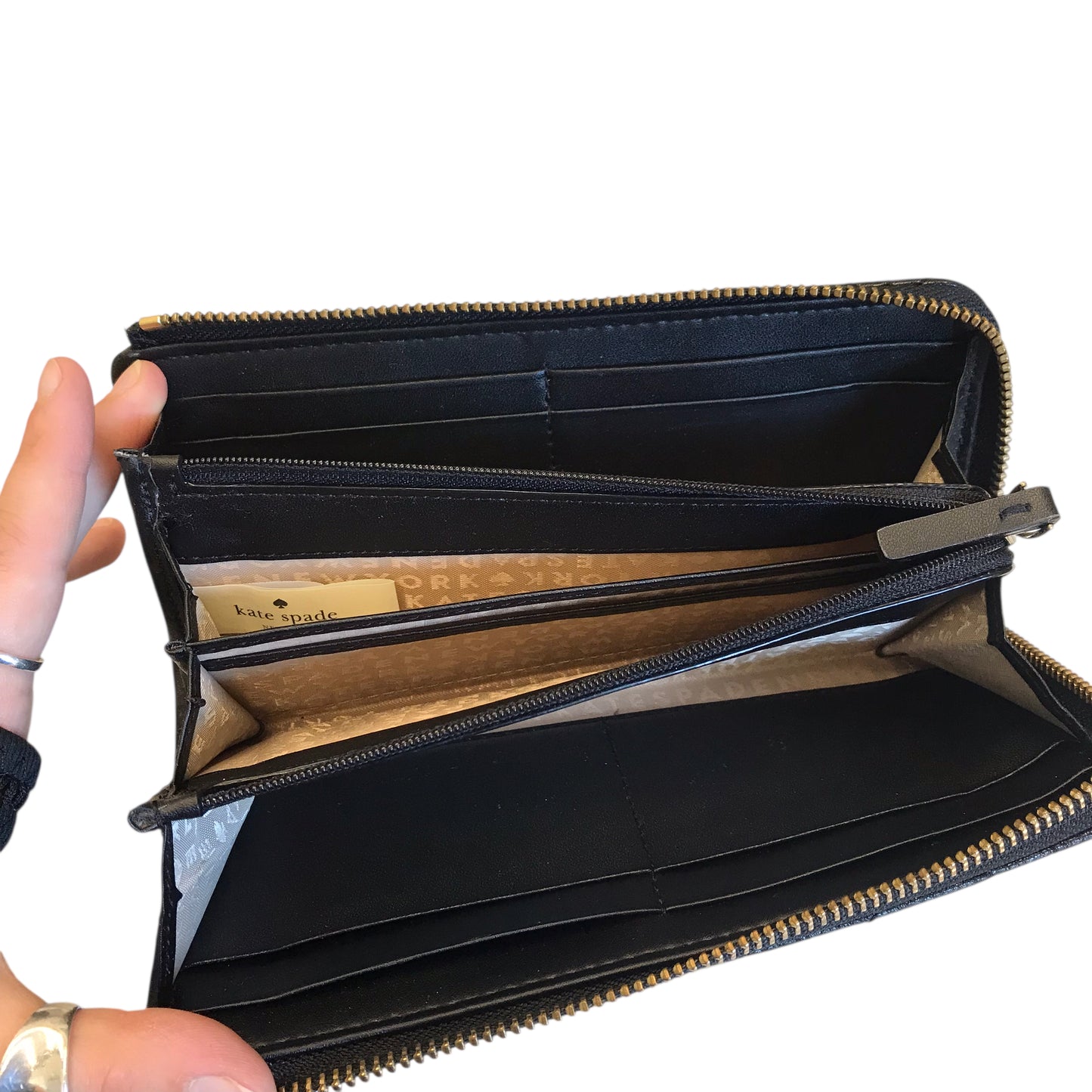 Wallet Designer By Kate Spade In Black, Size:Medium