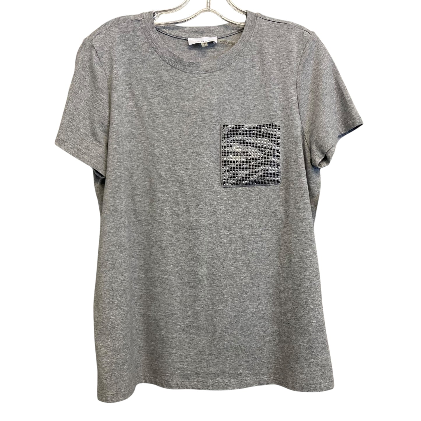 Top Ss By Calvin Klein In Grey, Size:S