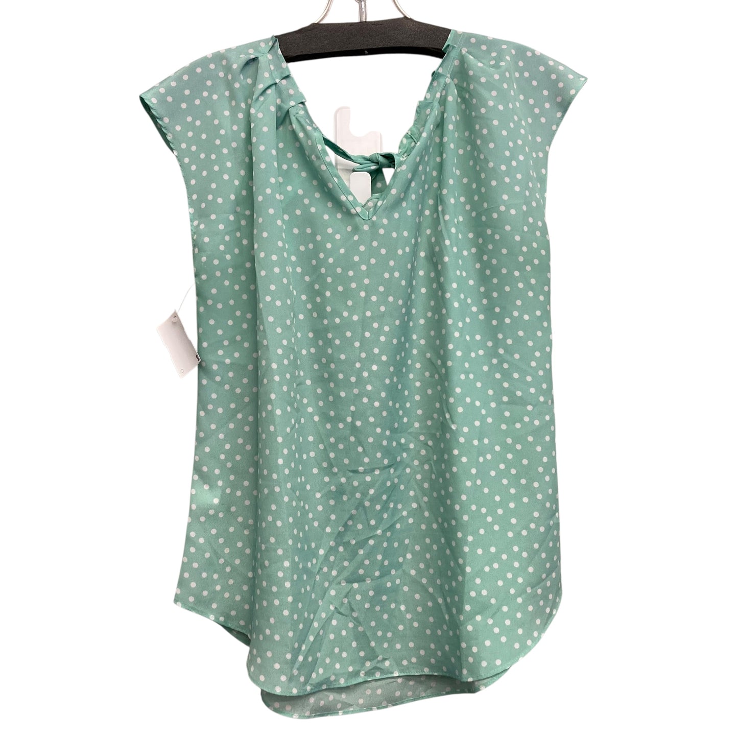 Top Sleeveless By Lc Lauren Conrad In Polkadot Pattern, Size:M