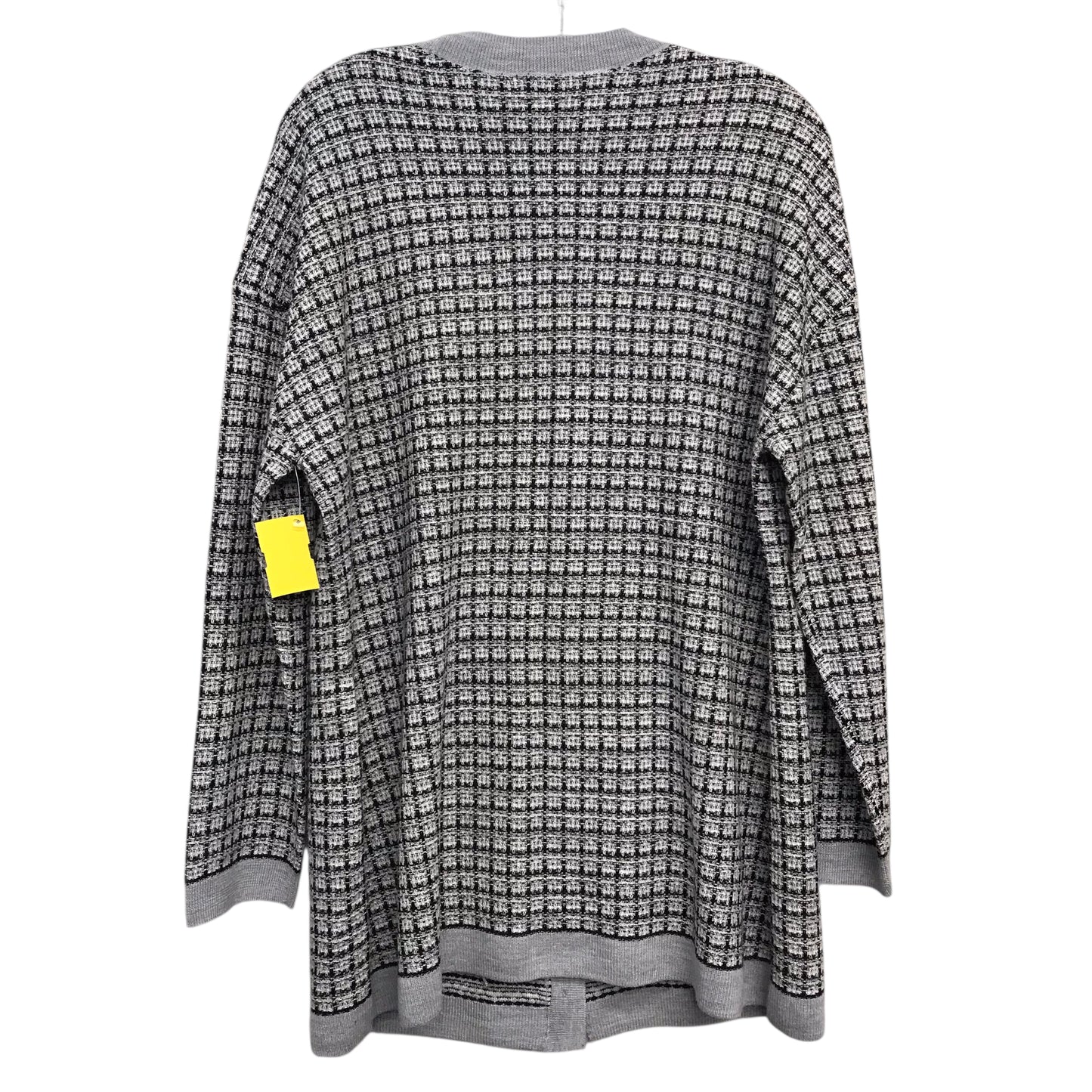 Sweater Cardigan By Talbots In Grey, Size:Xlp