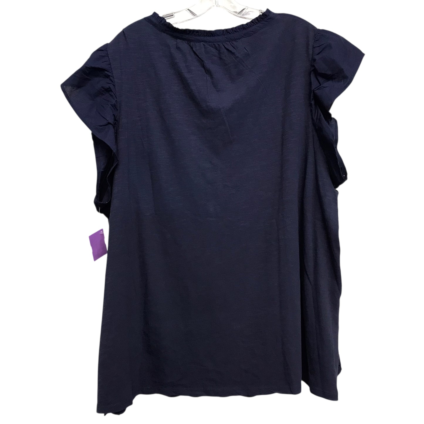 Top Sleeveless By Lane Bryant In Navy, Size:3X