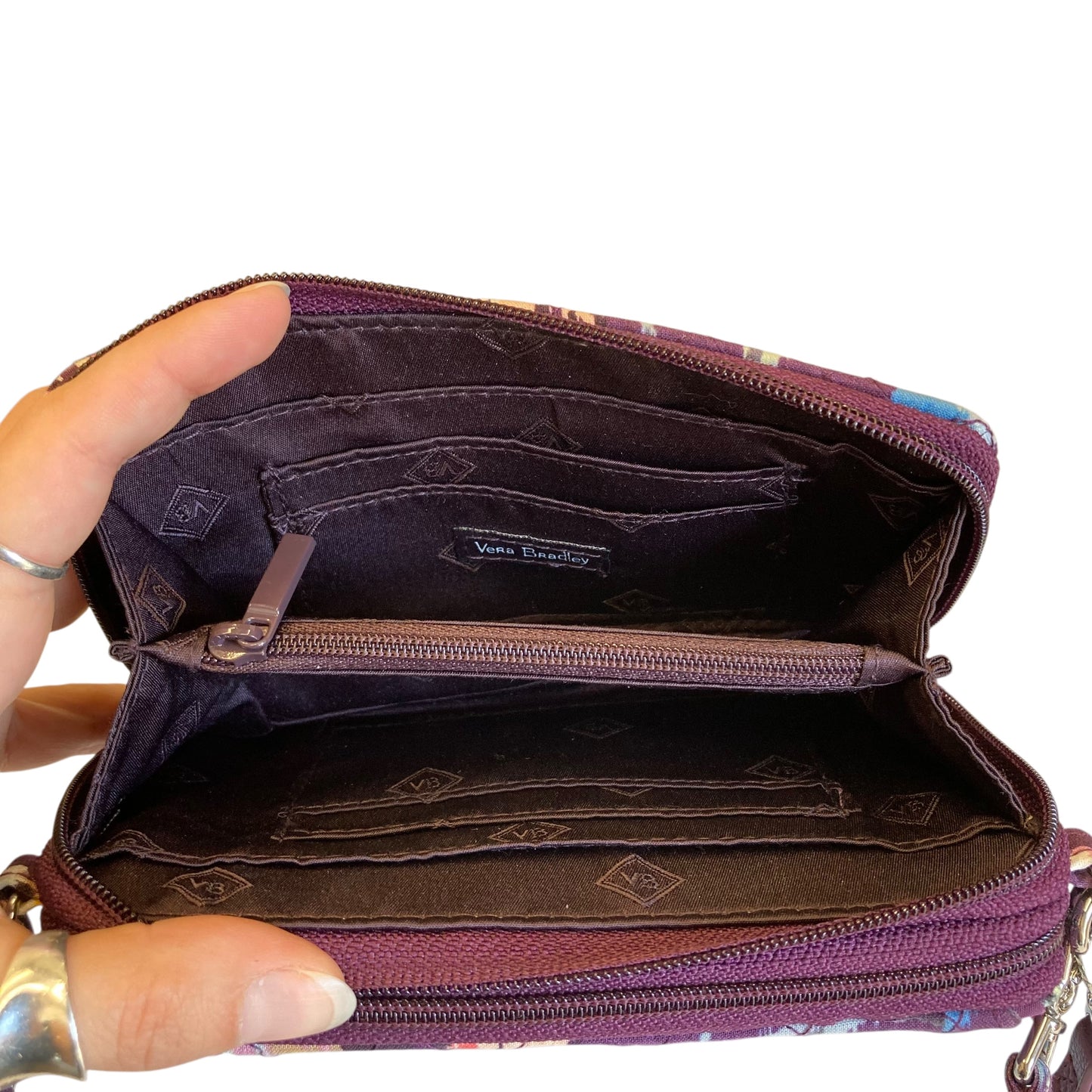 Crossbody By Vera Bradley In Purple, Size:Small